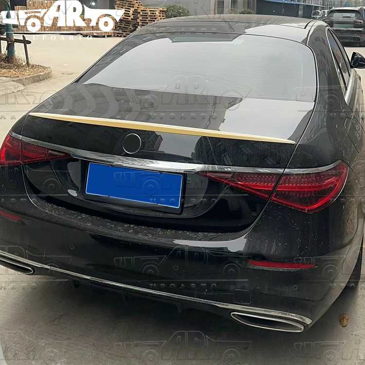 benz c217 spoiler extension