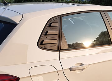 Rear Window Louver Trim