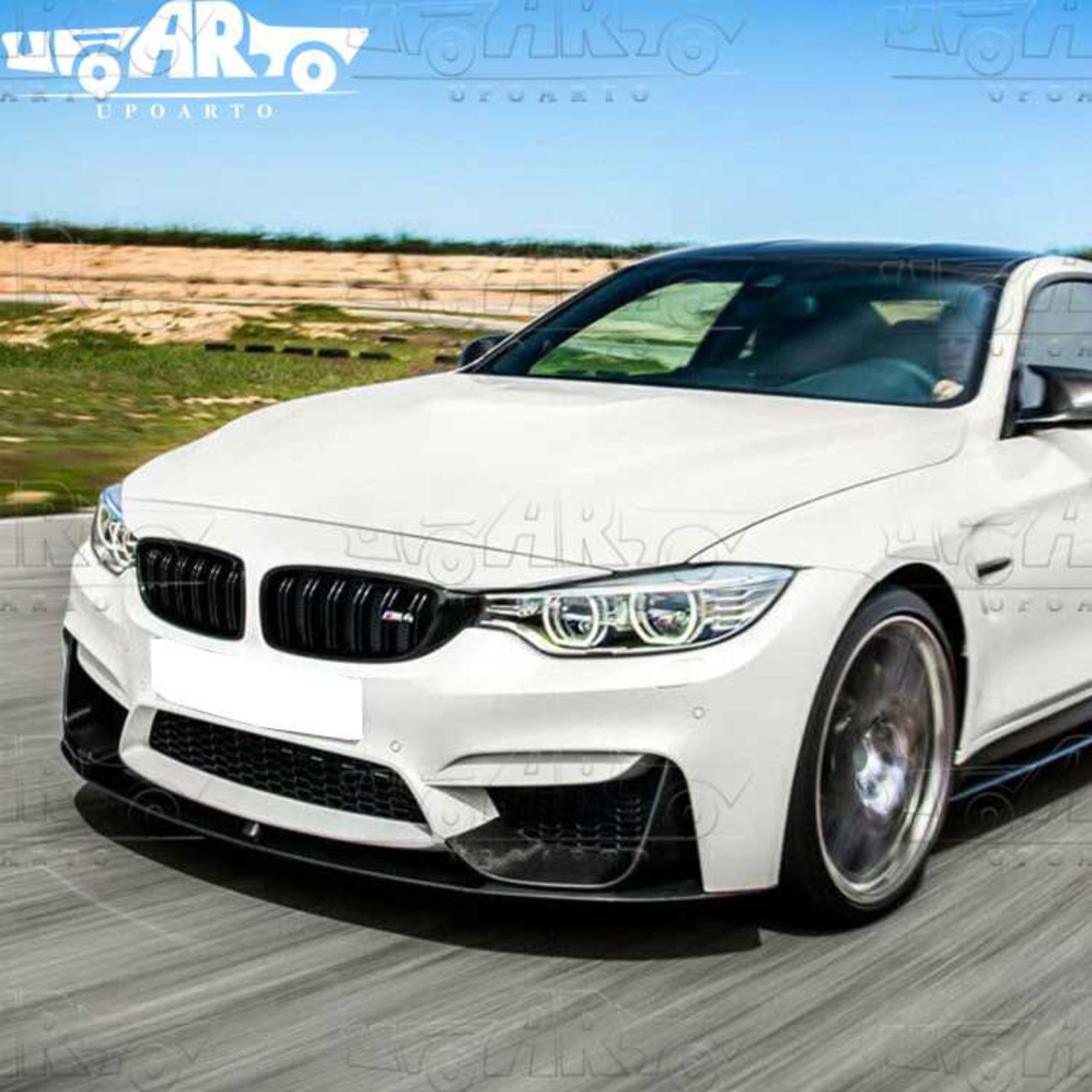 AR-BMW-0181 4 STK MP Style Front Lip for BMW F80 M3 F82 M4 2014-2020