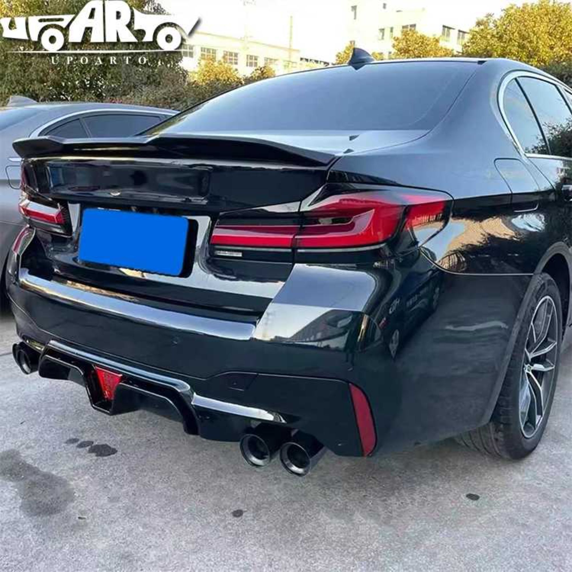 AR-BMW-0135 Rear Lip With Lamp for BMW 5 Series G30 G31 G38 2017-2022