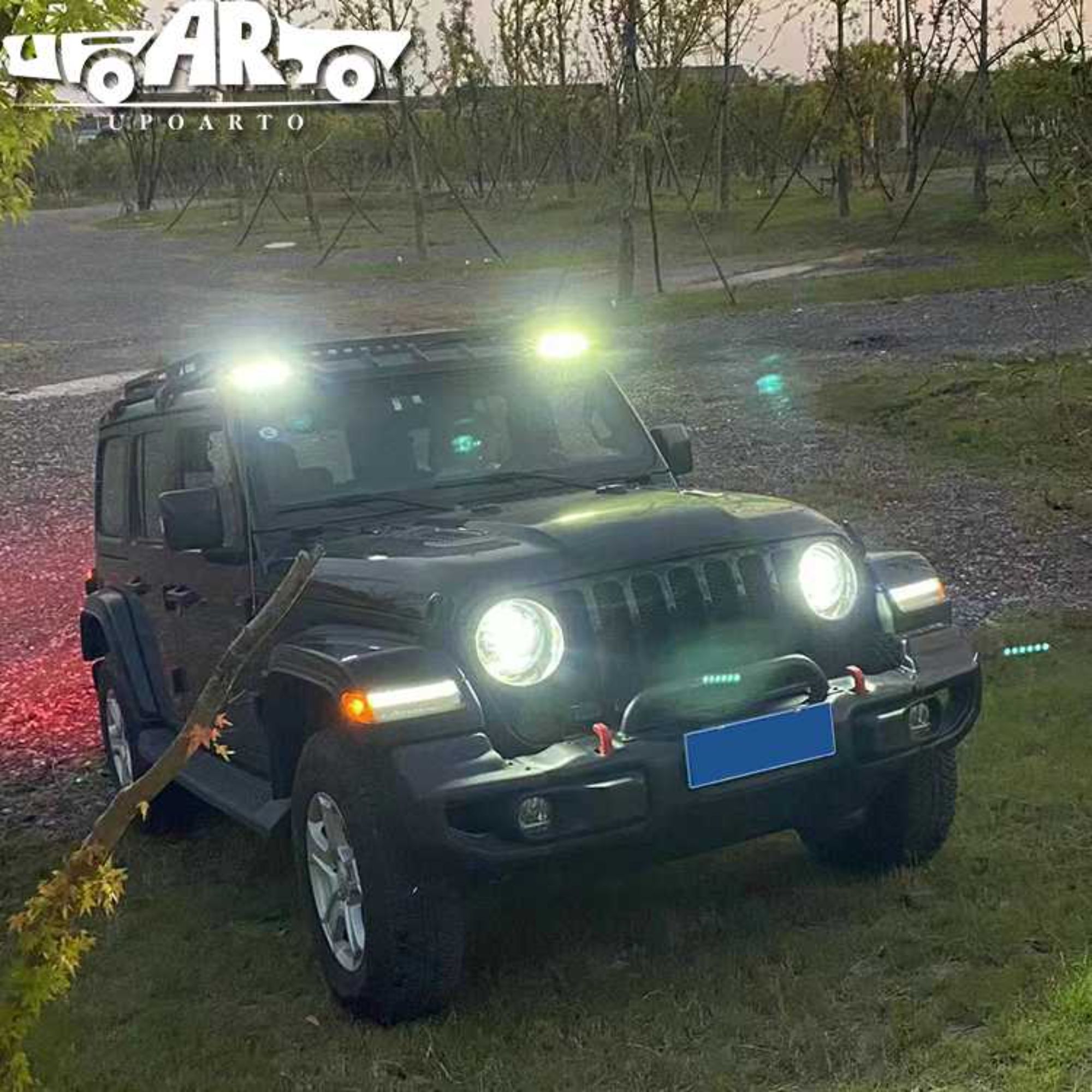 AR-Jeep-010 Barra di Luce Anteriore con Led DRL per Jeep Wrangler JL 2018+