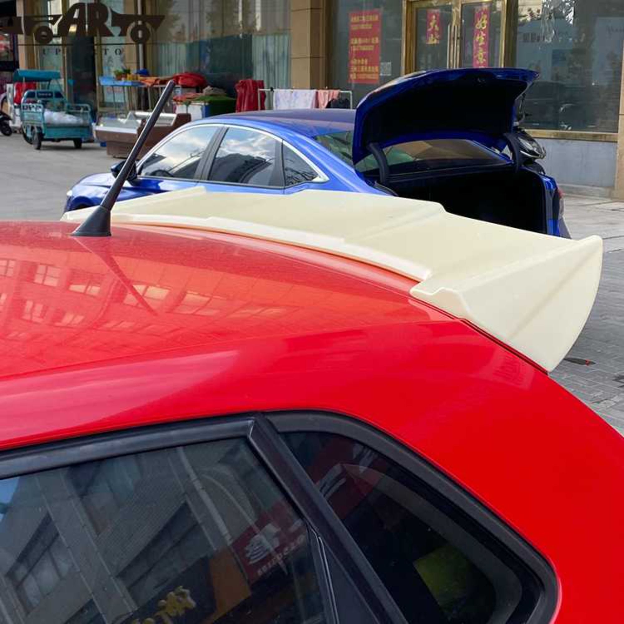 AR-VW-027 Batman Style Rear Spoiler for Volkswagen Polo 2011-2018