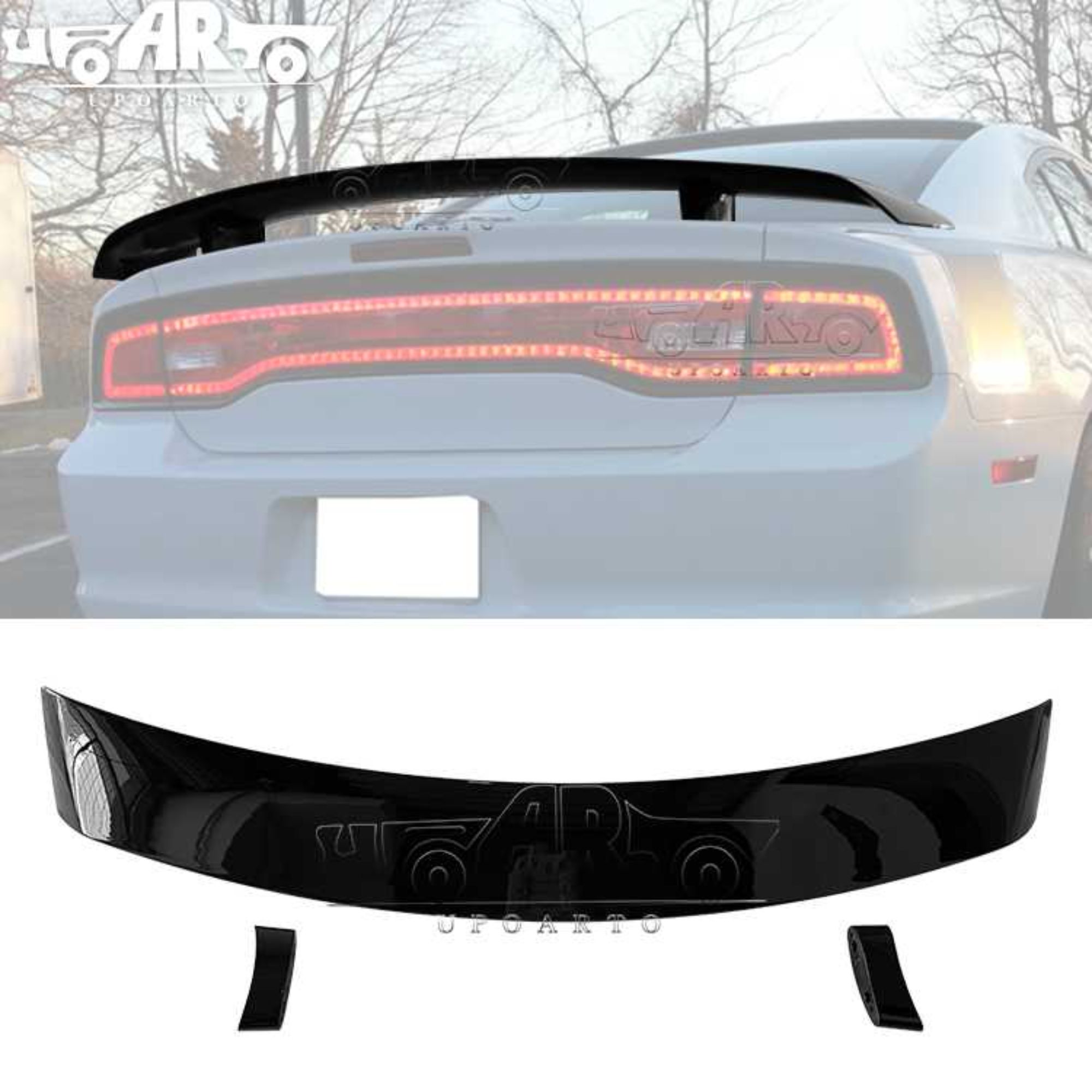 AR-Dodge-010 Super Bee Factory Style Rear Spoiler for Dodge Charger SRT8 2011-2014