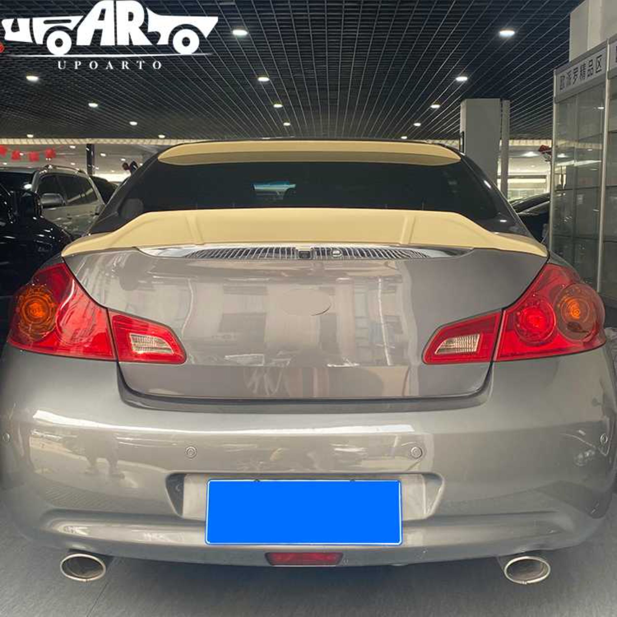 AR-Infiniti-006 R Style Rear Spoiler for Infiniti G37 G25 Sedan 2007-2015
