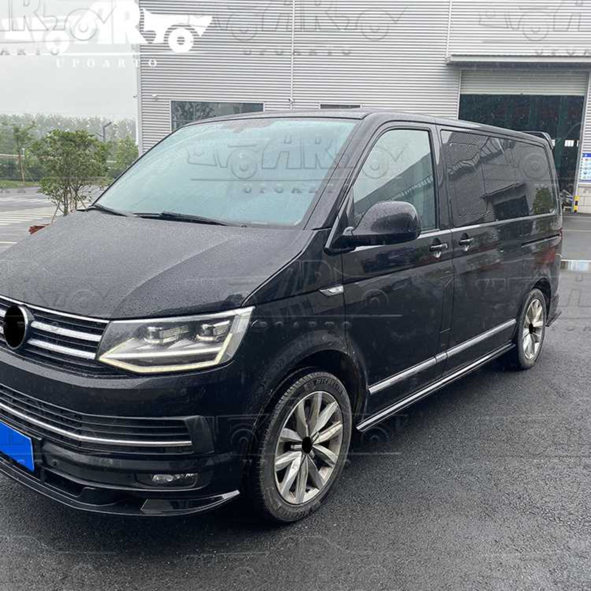 AR-VW-0187 Volkswagen Transporter T6 үчүн төрт бөлүктүү жаңгак споллер 2015+