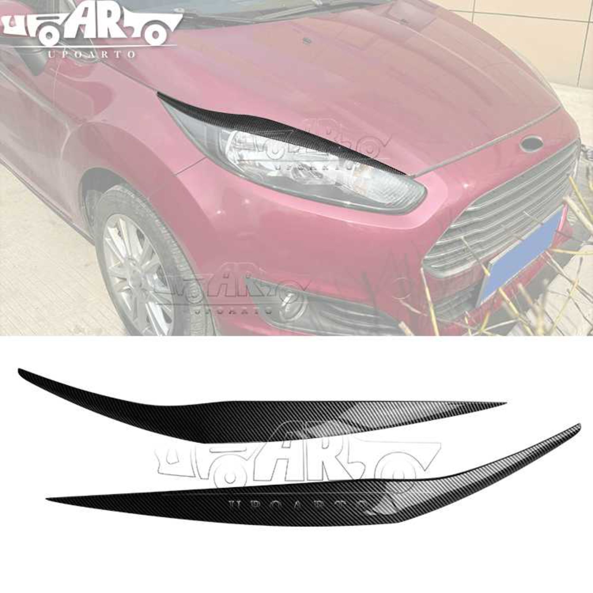 AR-Ford-022 Osvjetljeni Broud za Ford Fiesta MK6.5 Hatchback Sedan 2013-2014