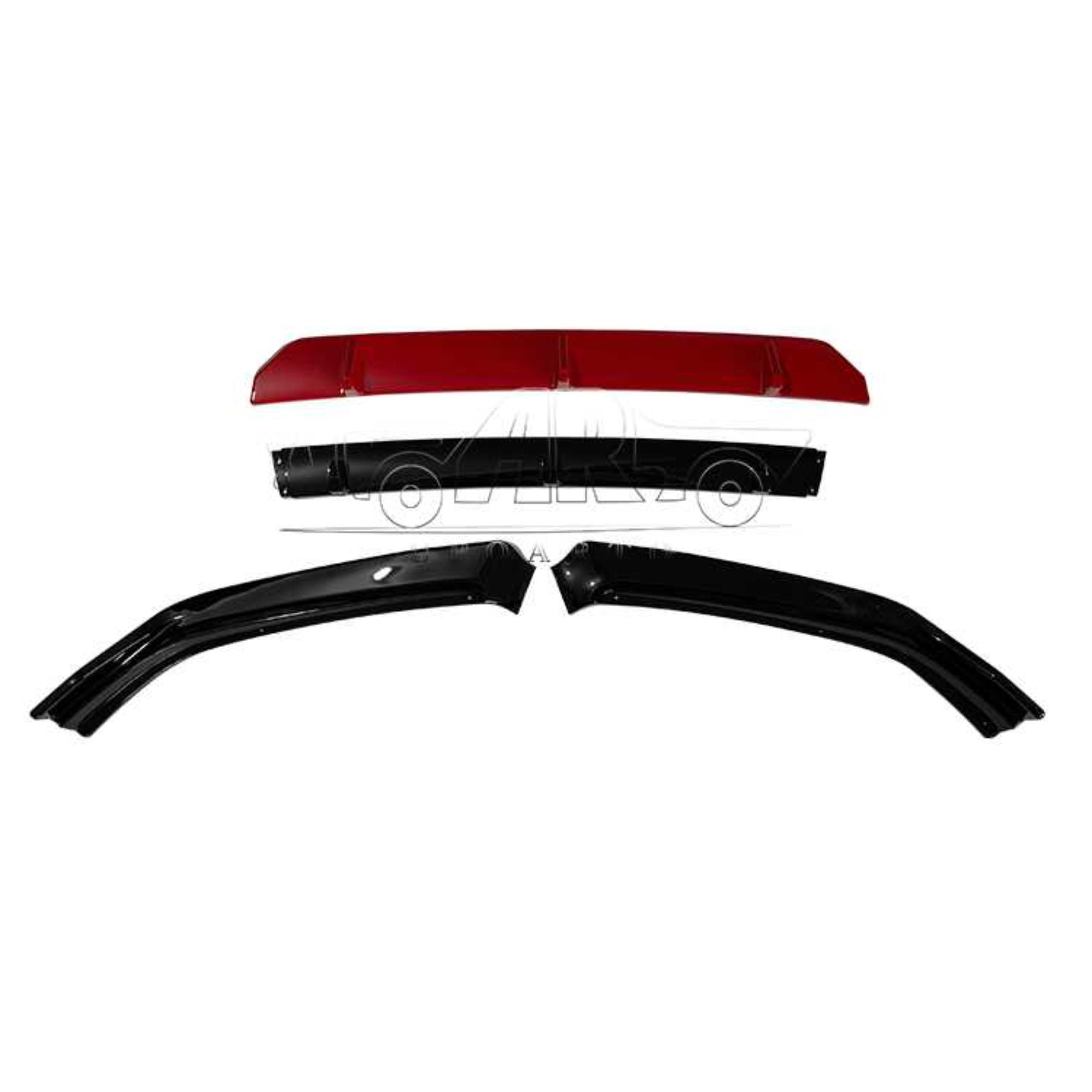 AR-VW-0150 4 PCS Front Lip for Volkswagen Polo 2011-2018
