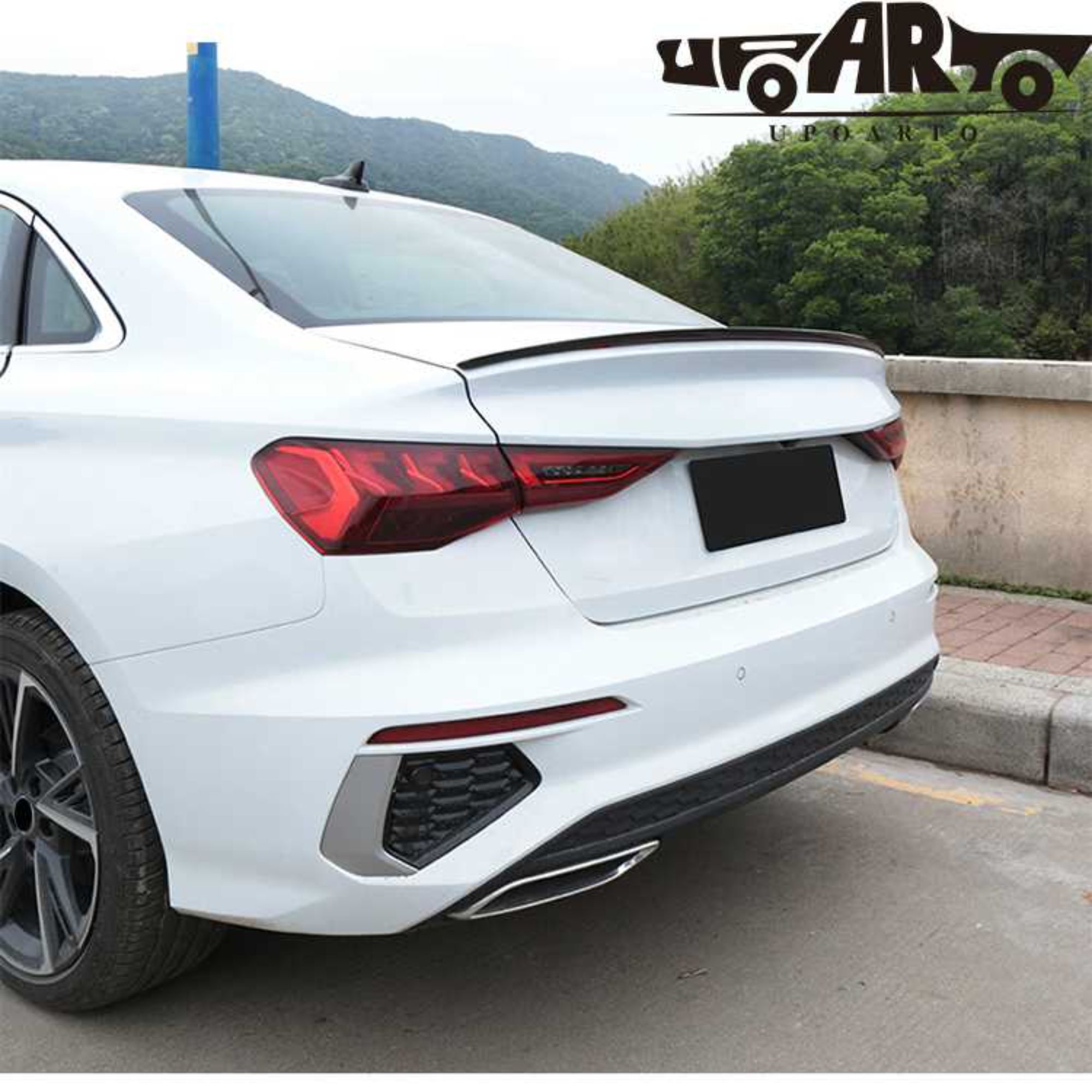 AR-AUDI-006 S3 தோற்றம் பின் ஸ்பாயிலர் அவிடி A3 8Y செடன் 2021 க்கு