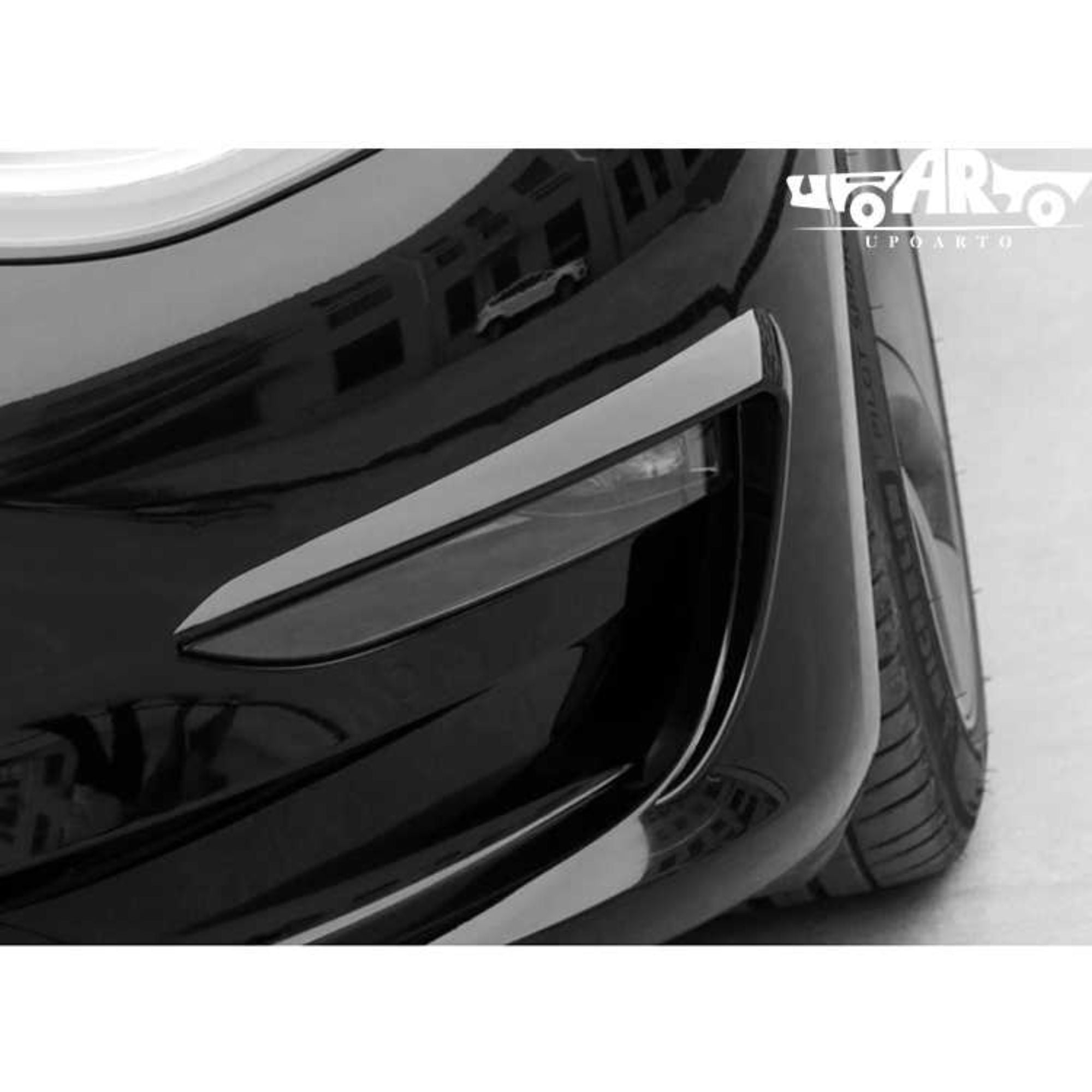 AR-Tesla-009 AERO Style Front Fog Lamp Frame for Tesla Model 3 2017-2022