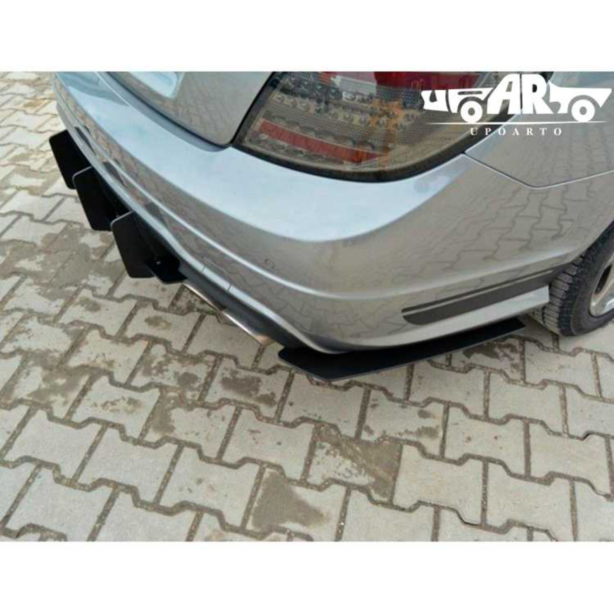 AR-Benz-066 Задний диффузор для Mercedes-Benz C-Class W204 2007-2013