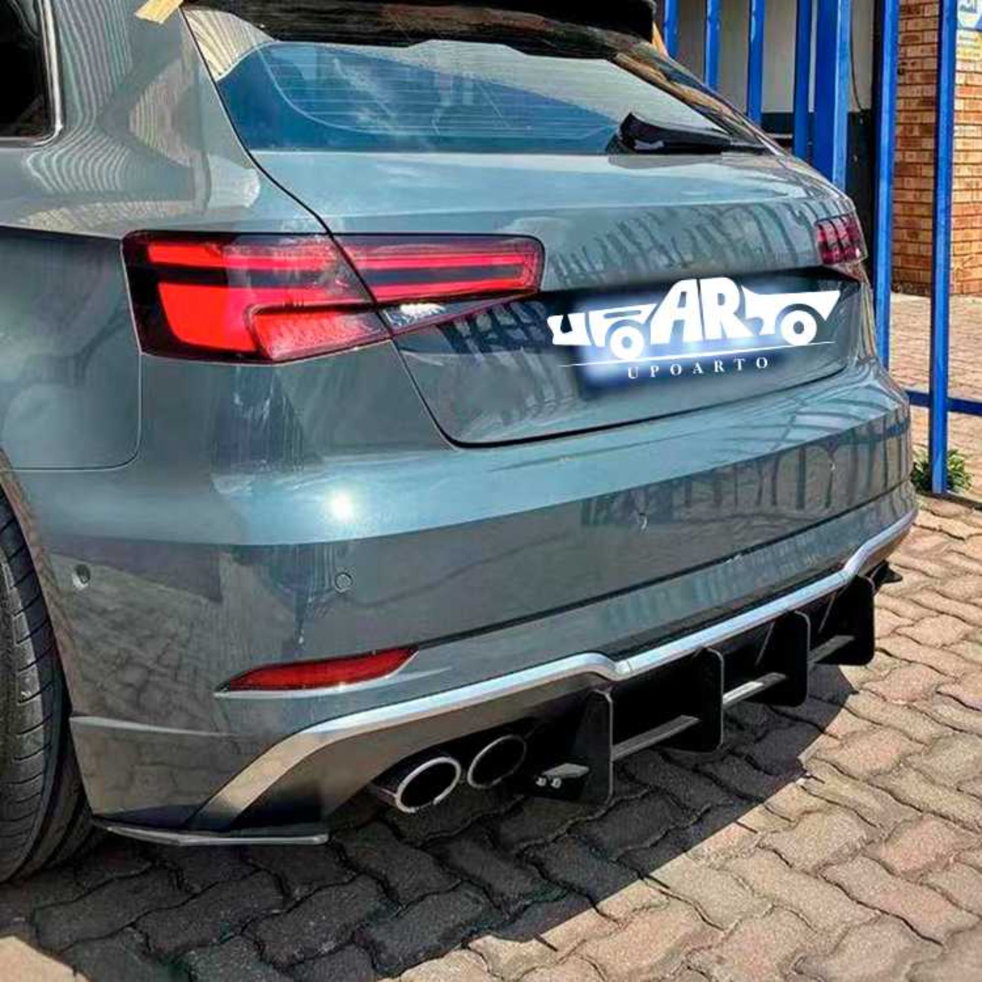 AR-AUDI-026 Заден дифузор на лопастта за Audi A3 S3 8V Хетчбек 2017-2020