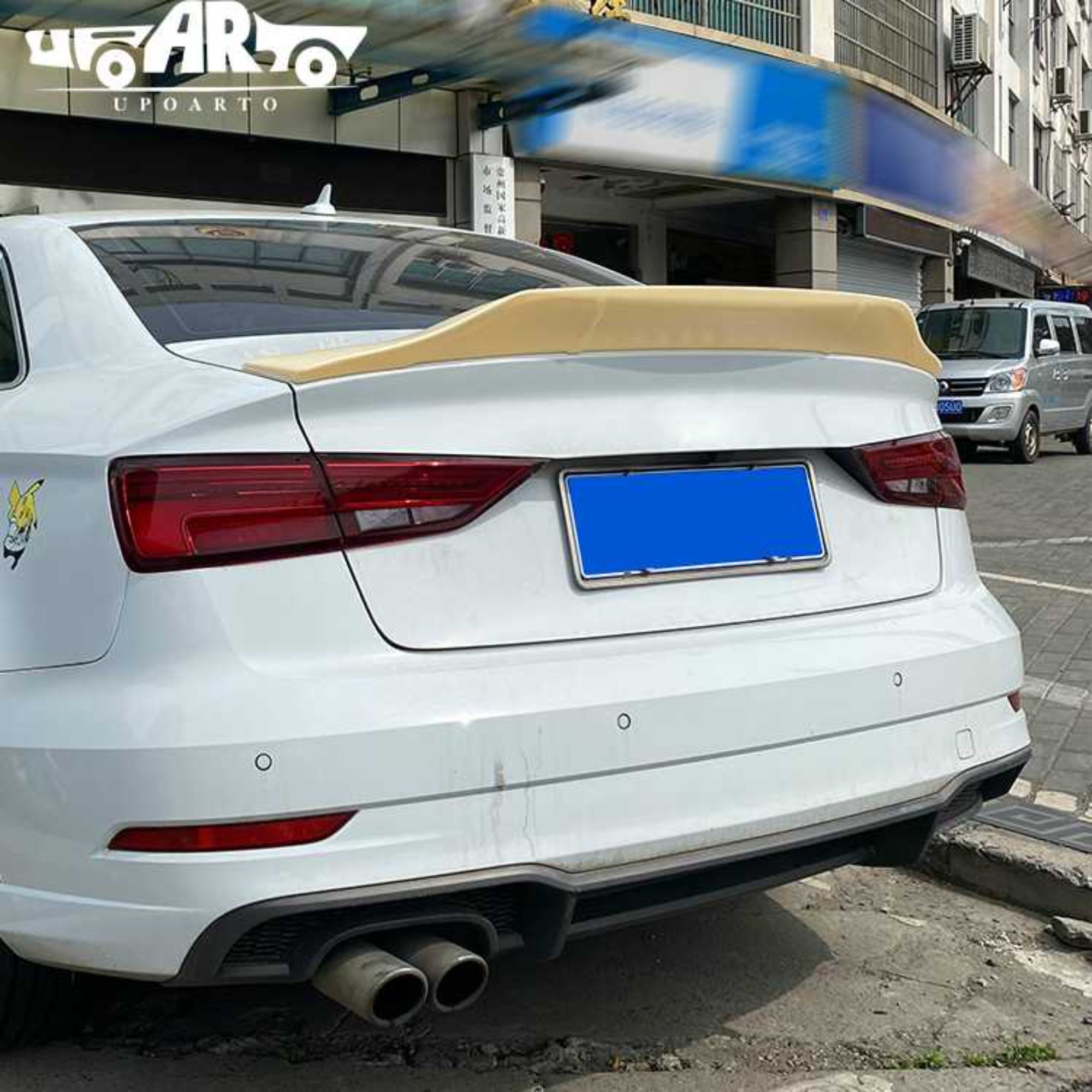 AR-AUDI-039 R Style Rear Spoiler for Audi A3 8V Sedan 2014-2020
