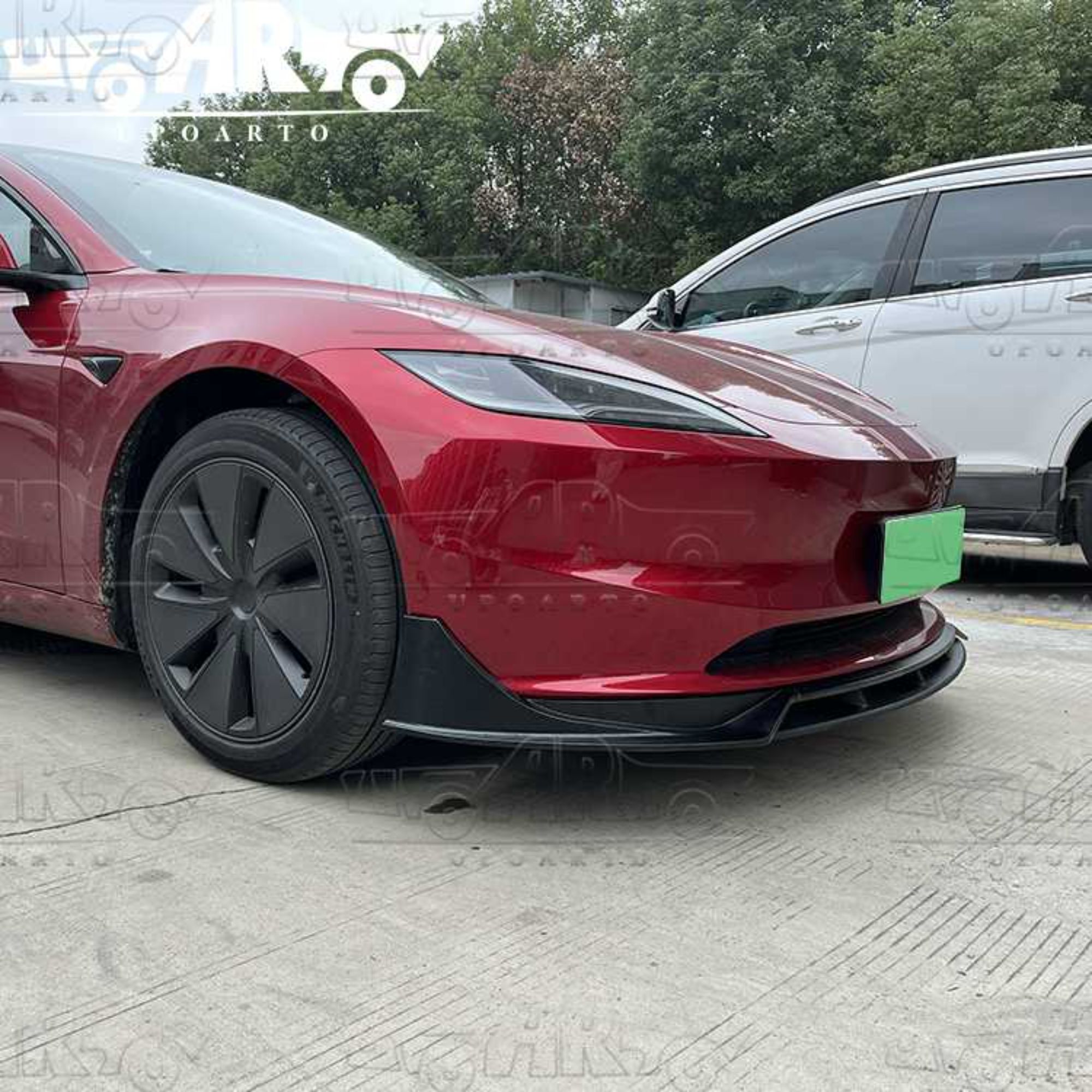 AR-Tesla-022 4 Parts Front Lip for Tesla Model 3 2023+