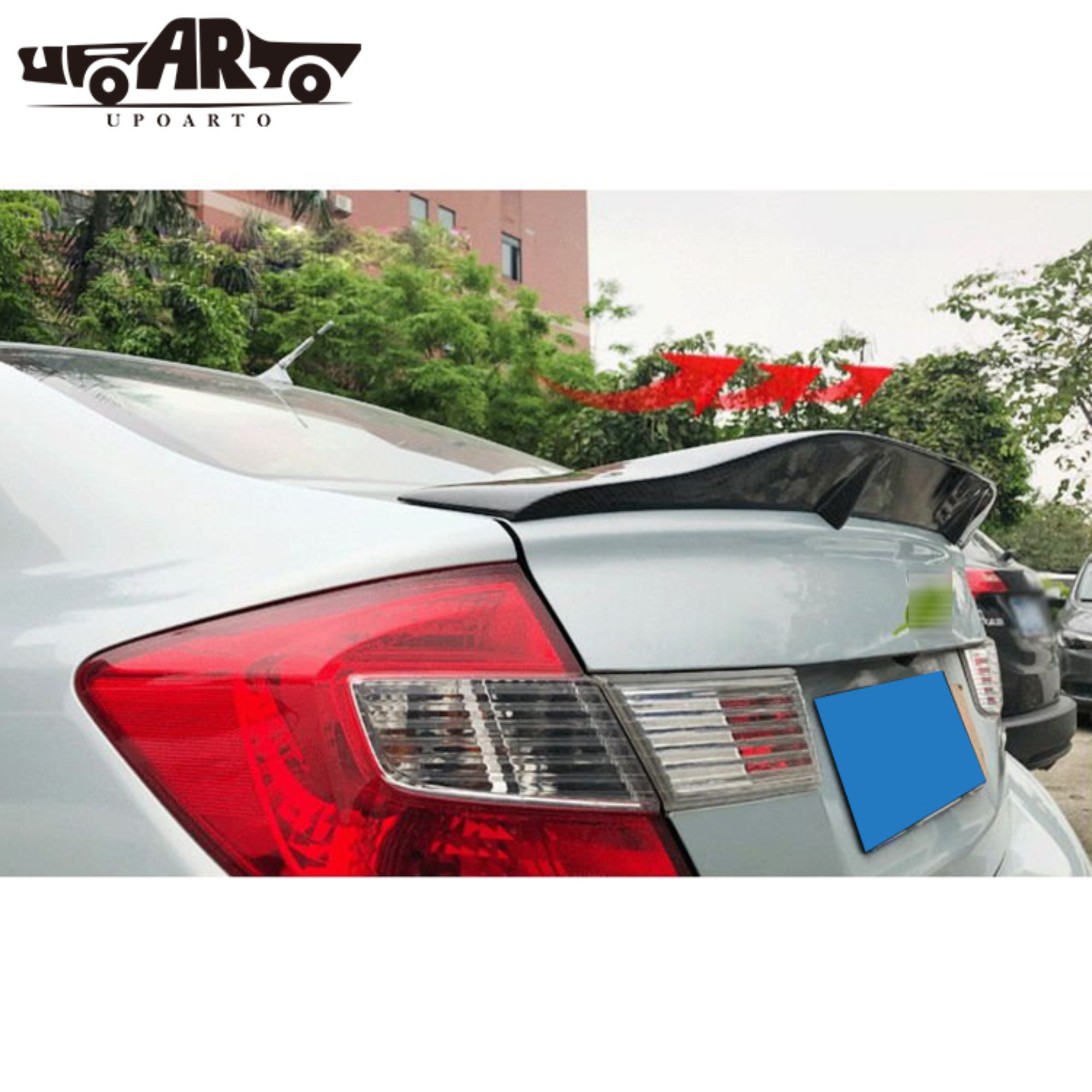 AR-Honda-067 جناح خلفي على الطراز الرياضي لسيارة هوندا سيفيك الجيل التاسع 2012 2013