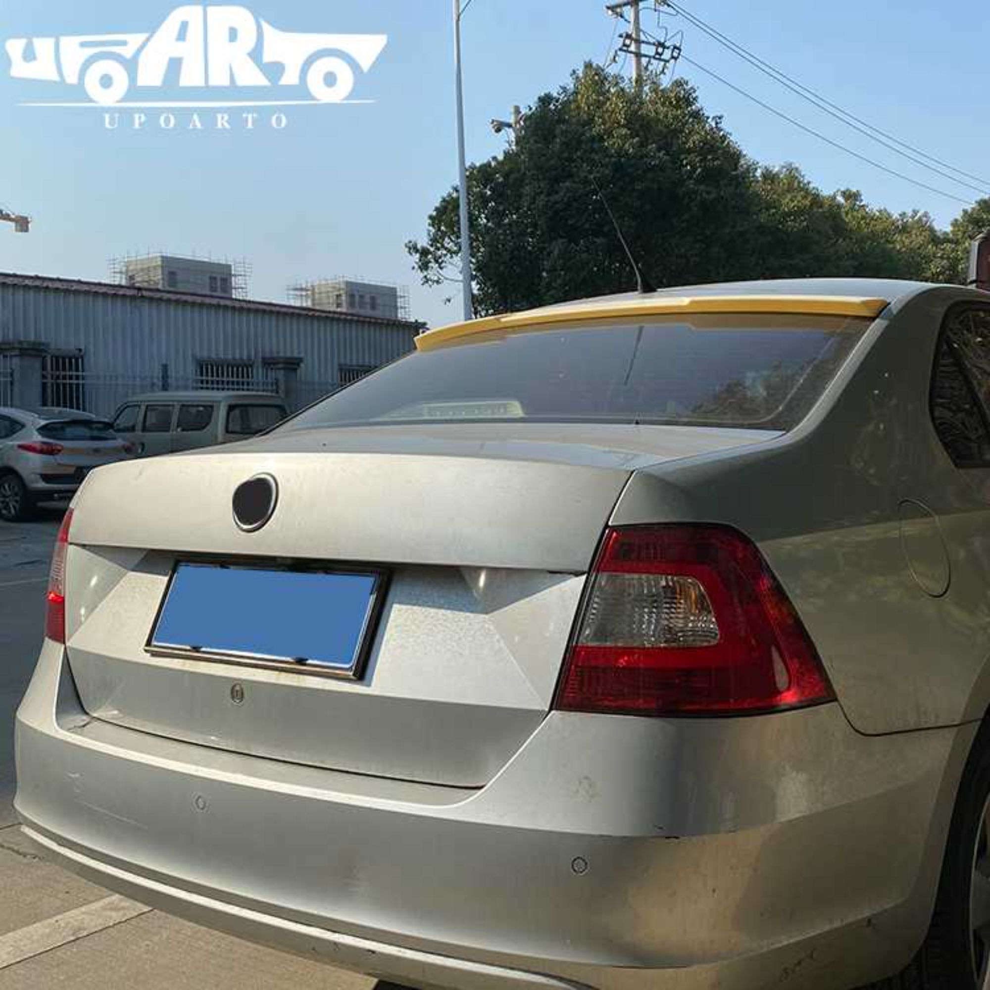 AR-Skoda-017 Spoiler de techo estilo RS para Skoda Rapid 2018-2021