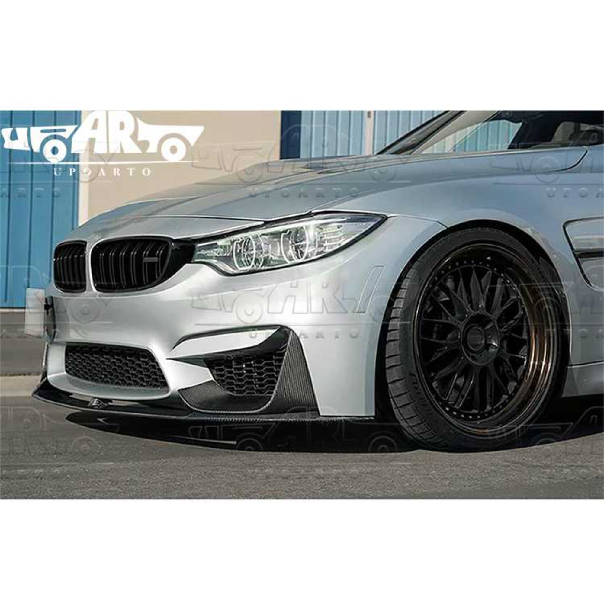 AR-BMW-0181 4 STK MP Style Front Lip for BMW F80 M3 F82 M4 2014-2020