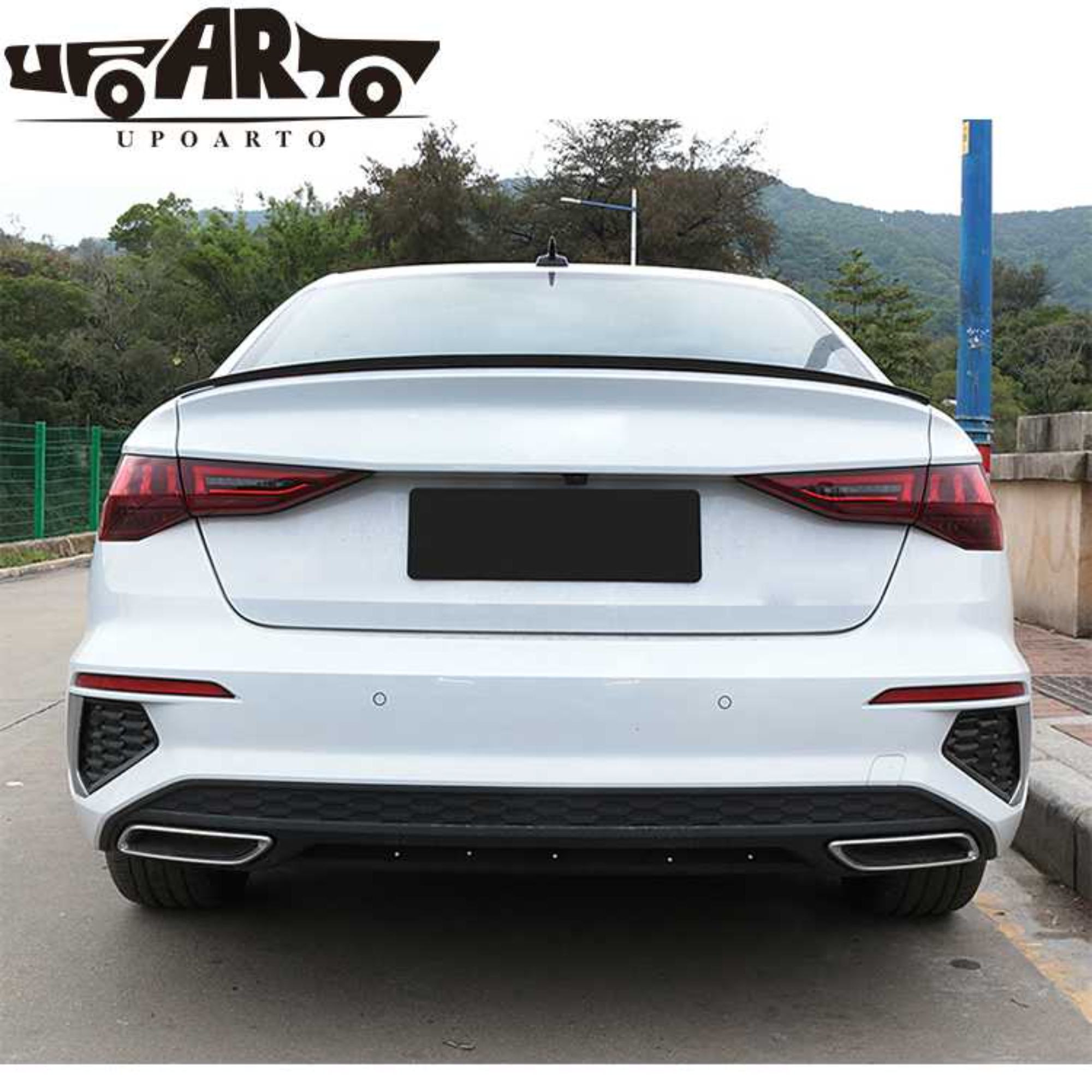 AR-AUDI-006 S3 தோற்றம் பின் ஸ்பாயிலர் அவிடி A3 8Y செடன் 2021 க்கு