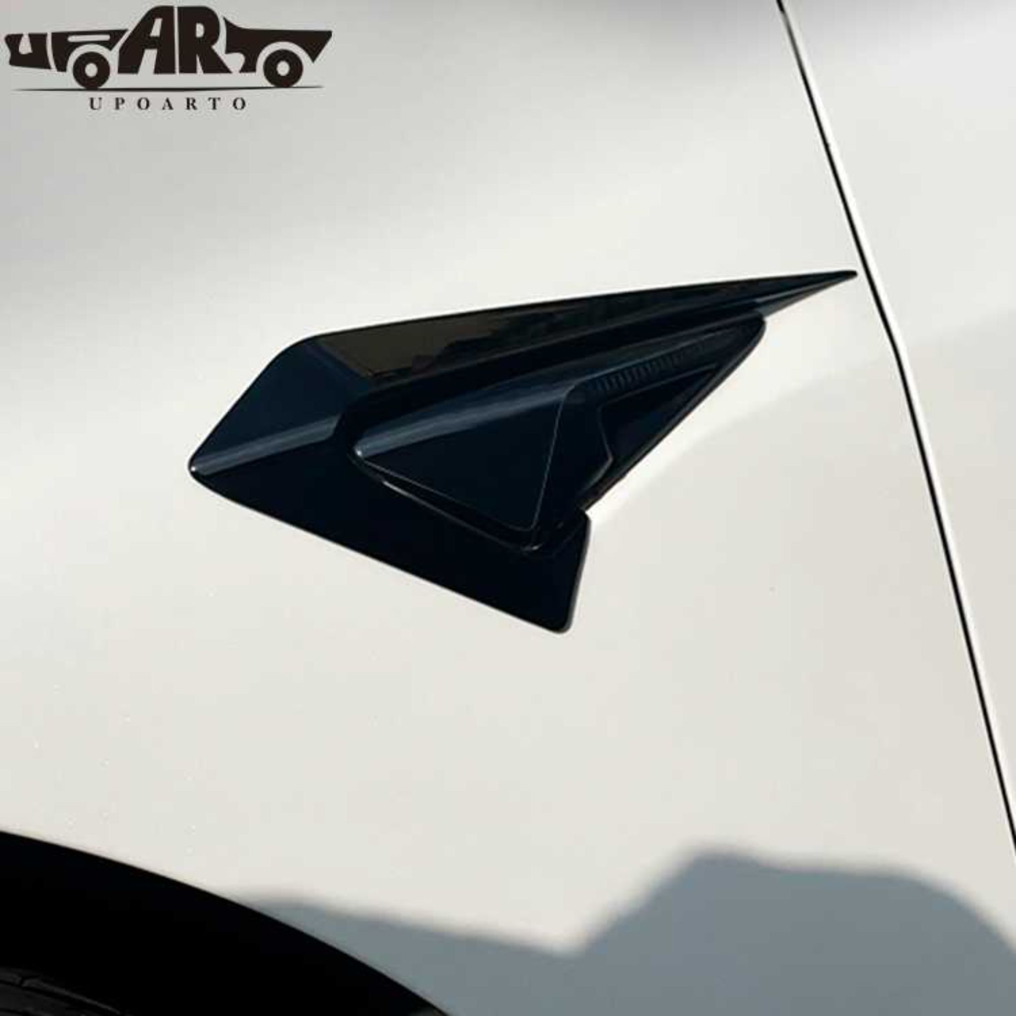 AR-Tesla-011 AERO Style Side Camera Decoration Cover Trim for Tesla Model 3 2017-2022