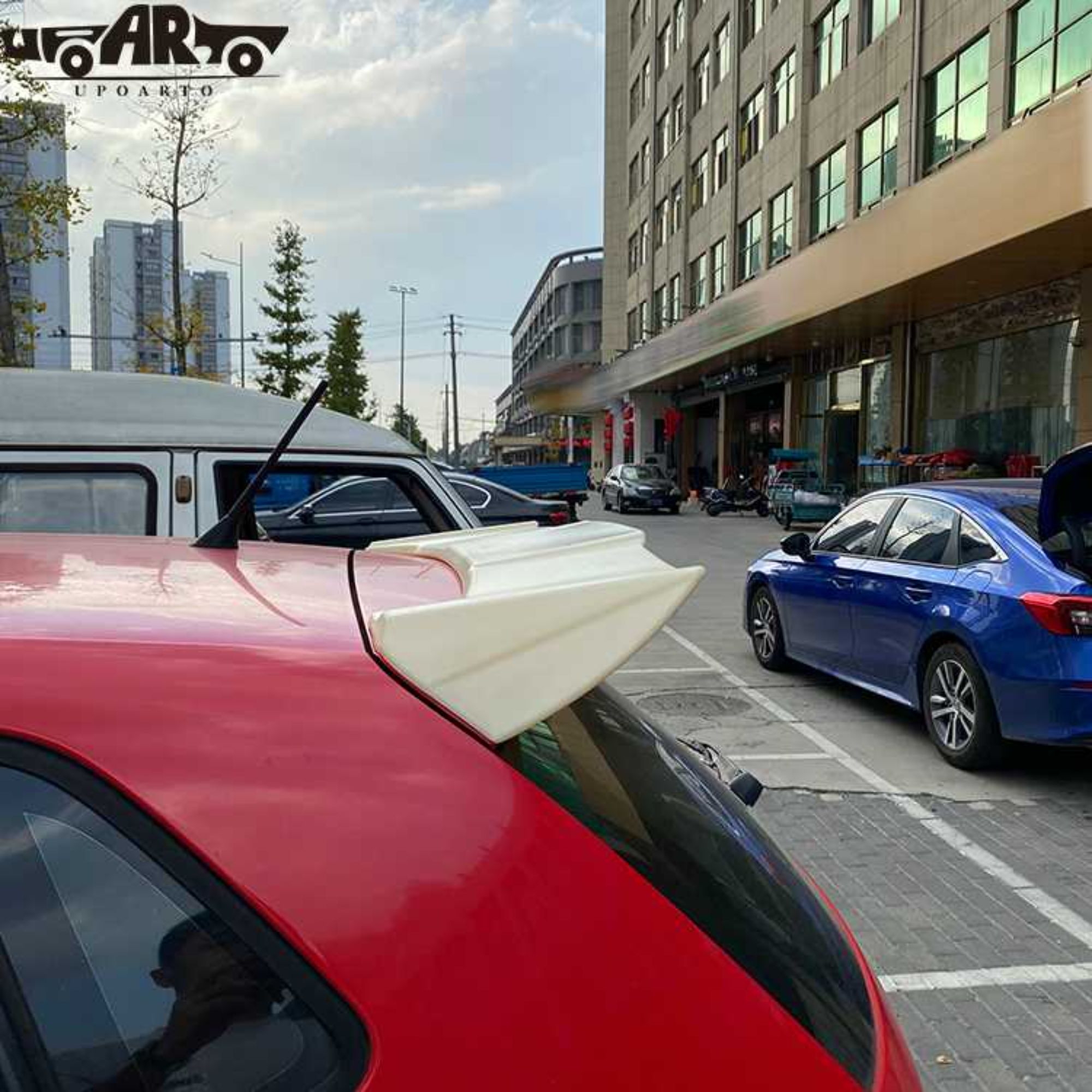 AR-VW-027 Batman Style Rear Spoiler for Volkswagen Polo 2011-2018