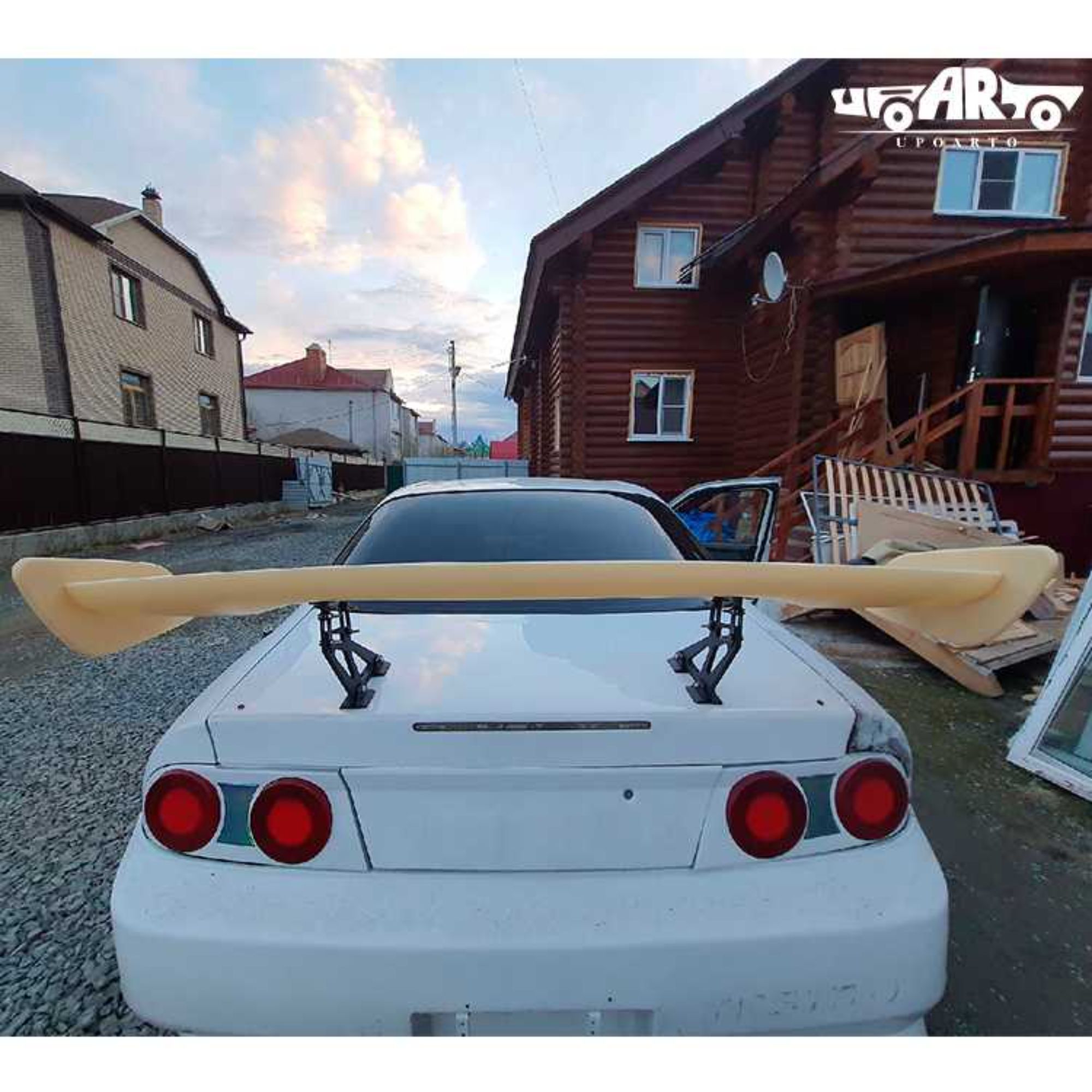 AR-Universal-004 Sedan Mobil 4 Gen Universal Spoiler Belakang dengan Bracket Alumunium
