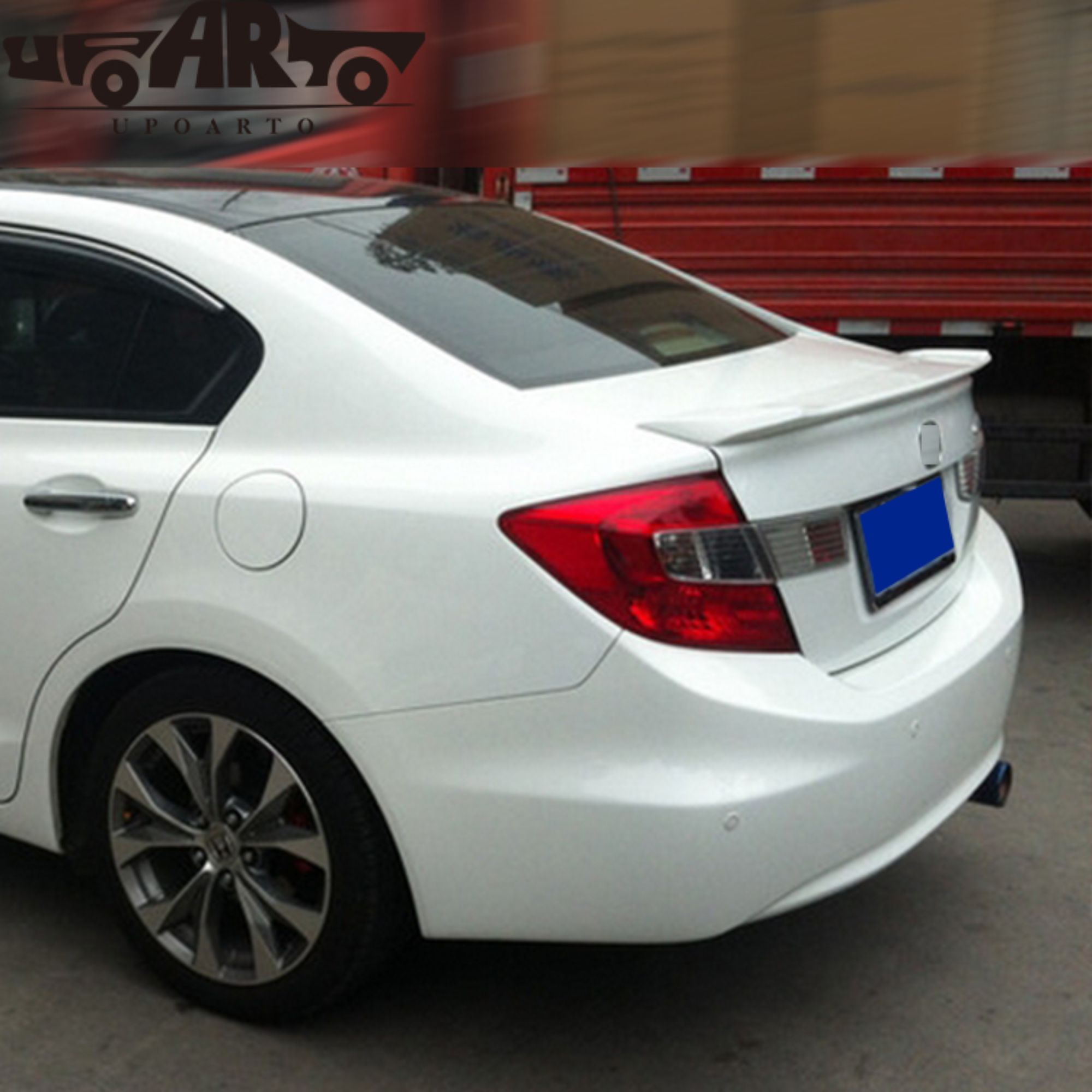 AR-Honda-014 Rear Boot Lip Ducktail Spoiler For 9th Gen Honda Civic 2012-2013