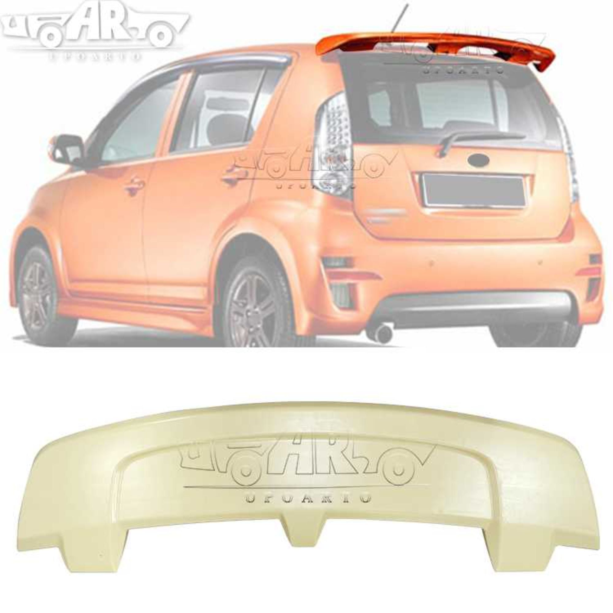 AR-Perodua-013 سپویلر عقب اصلی با استایل بهترین برای پرودوزا مایوی 2005-2011