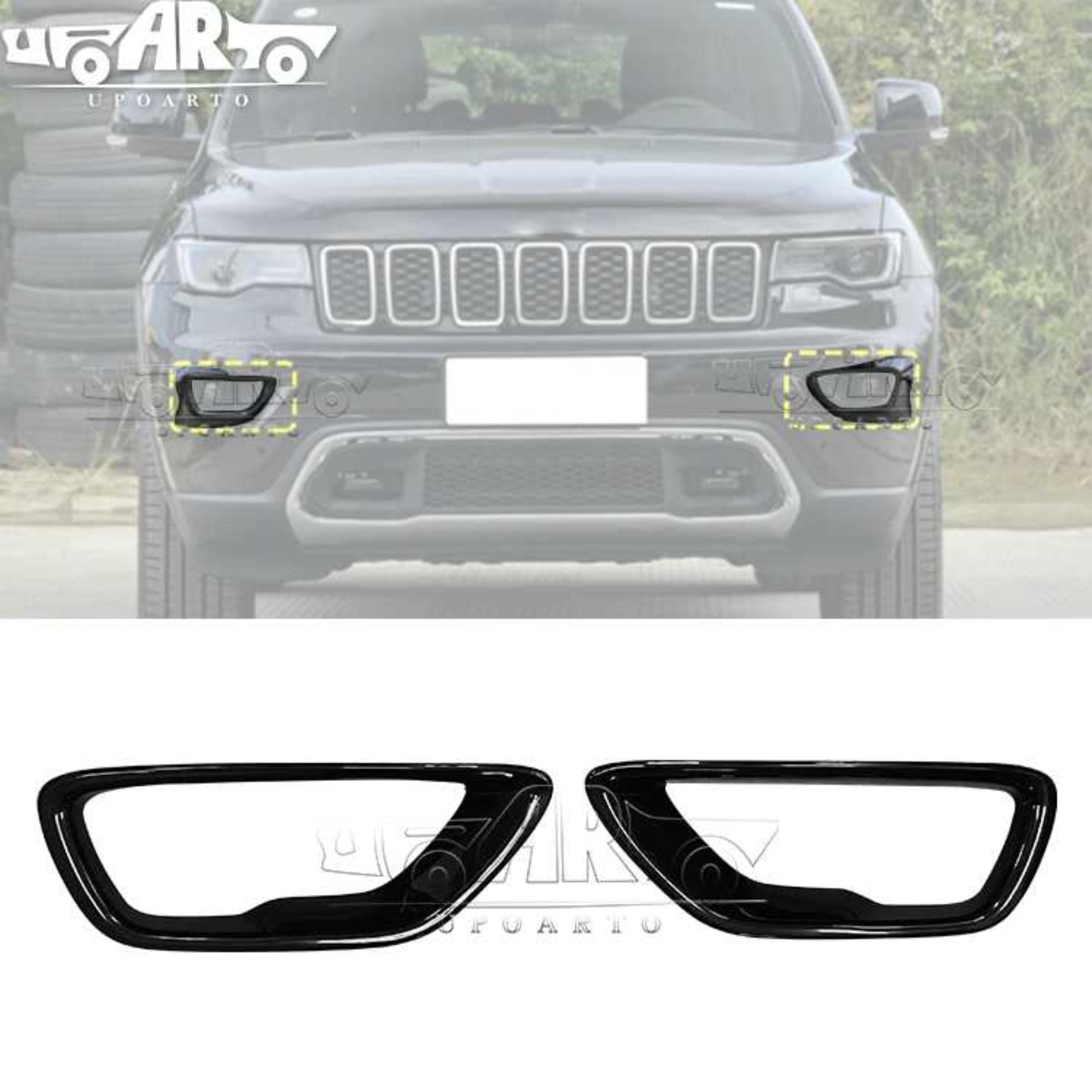 AR-JEEP-004 Marco de Faros Antiniebla Frontales para Jeep Grand Cherokee 2018-2021