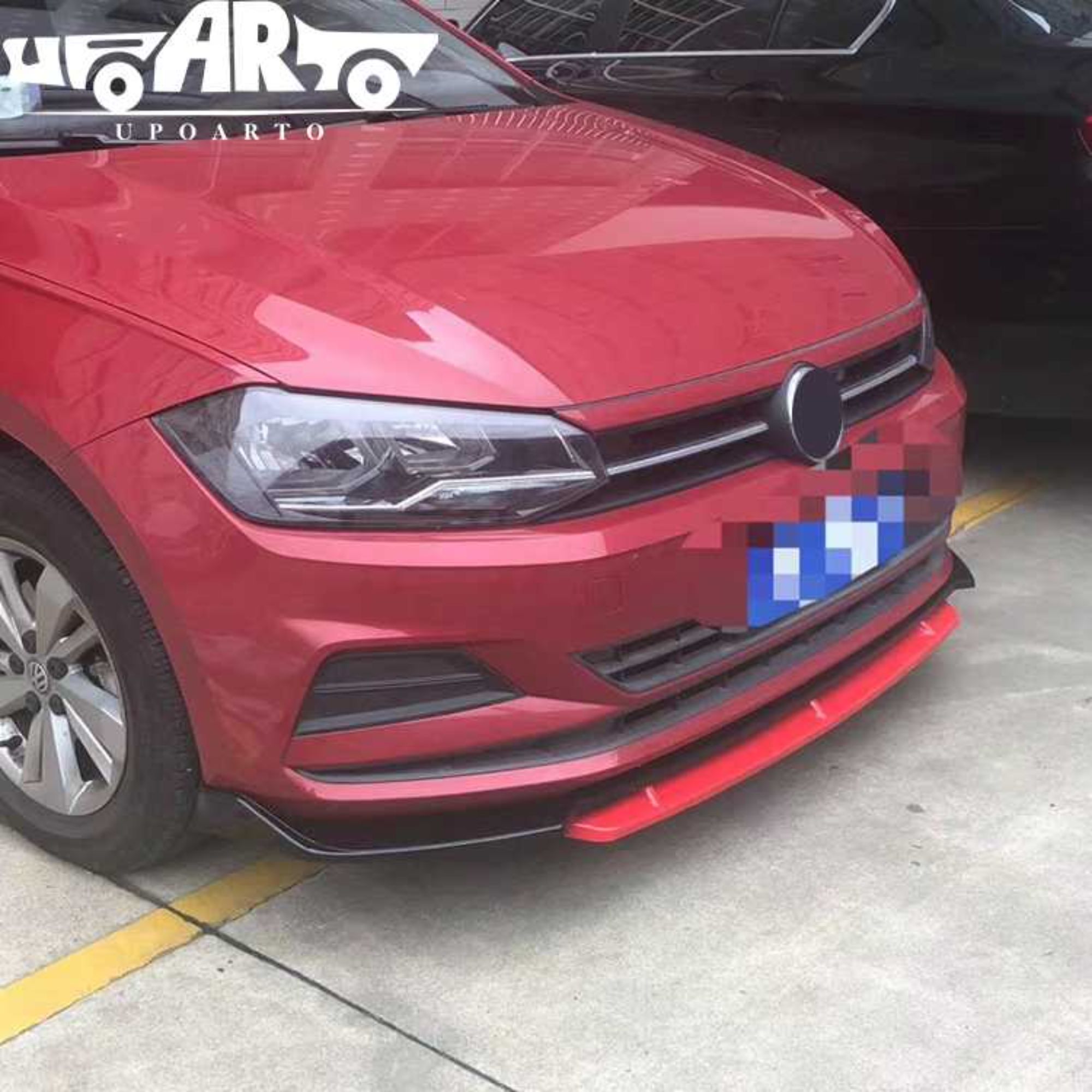 AR-VW-0151 Injection Molding 4-Section Front Lip for Volkswagen Polo 2019