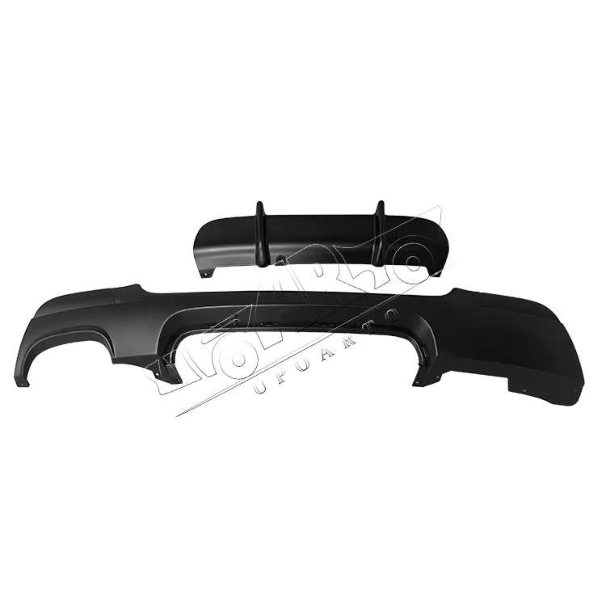 AR-BMW-0122 M-Performance Tylny Rozdzielacz Difuzora dla BMW 3 Series E92 2007-2013