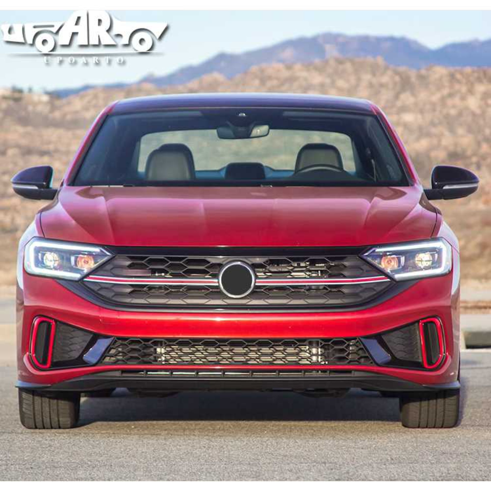 AR-VW-0209 GLI Style Red Front Grille for Volkswagen Jetta Sagitar 2023