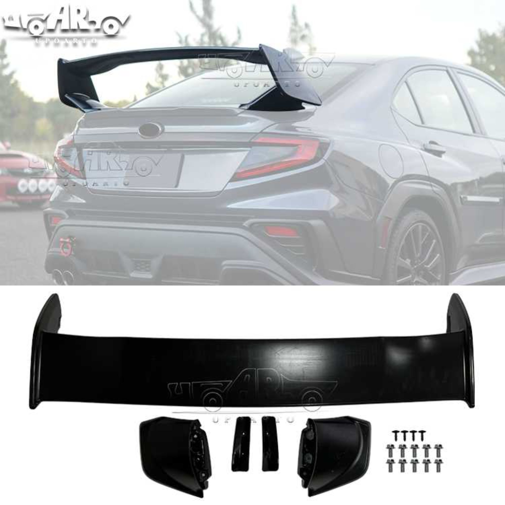 AR-Subaru-008 مُعَدِّل خلفي بنمط STI لسيارات Subaru WRX 2022+