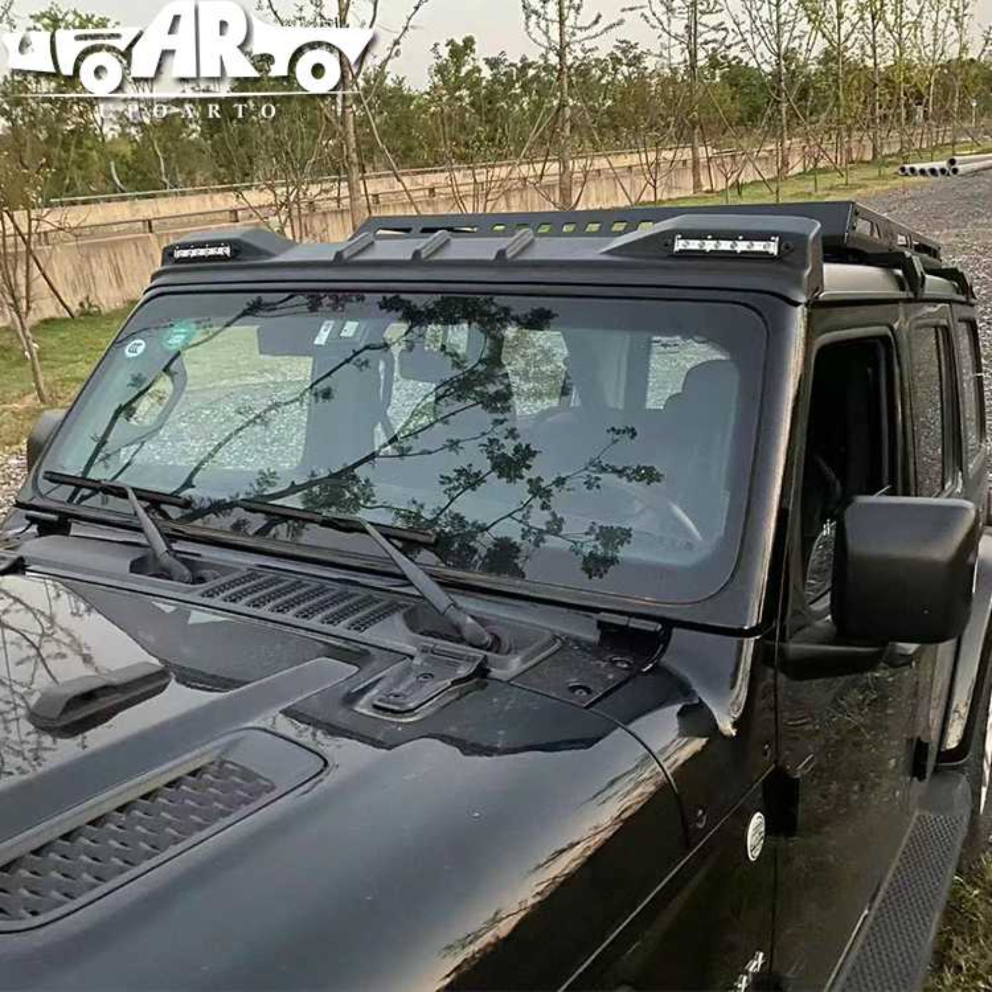 AR-Jeep-010 شريط ضوئي أمامي للسقف مع ضوء LED DRL لجيب ورangler JL 2018+