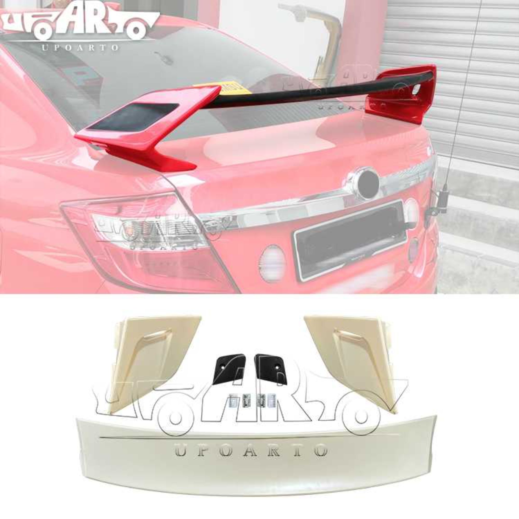 AR-Perodua-017 مفسر خلفي بأسلوب Galaxy X لـ Perodua Bezza 2014-2021