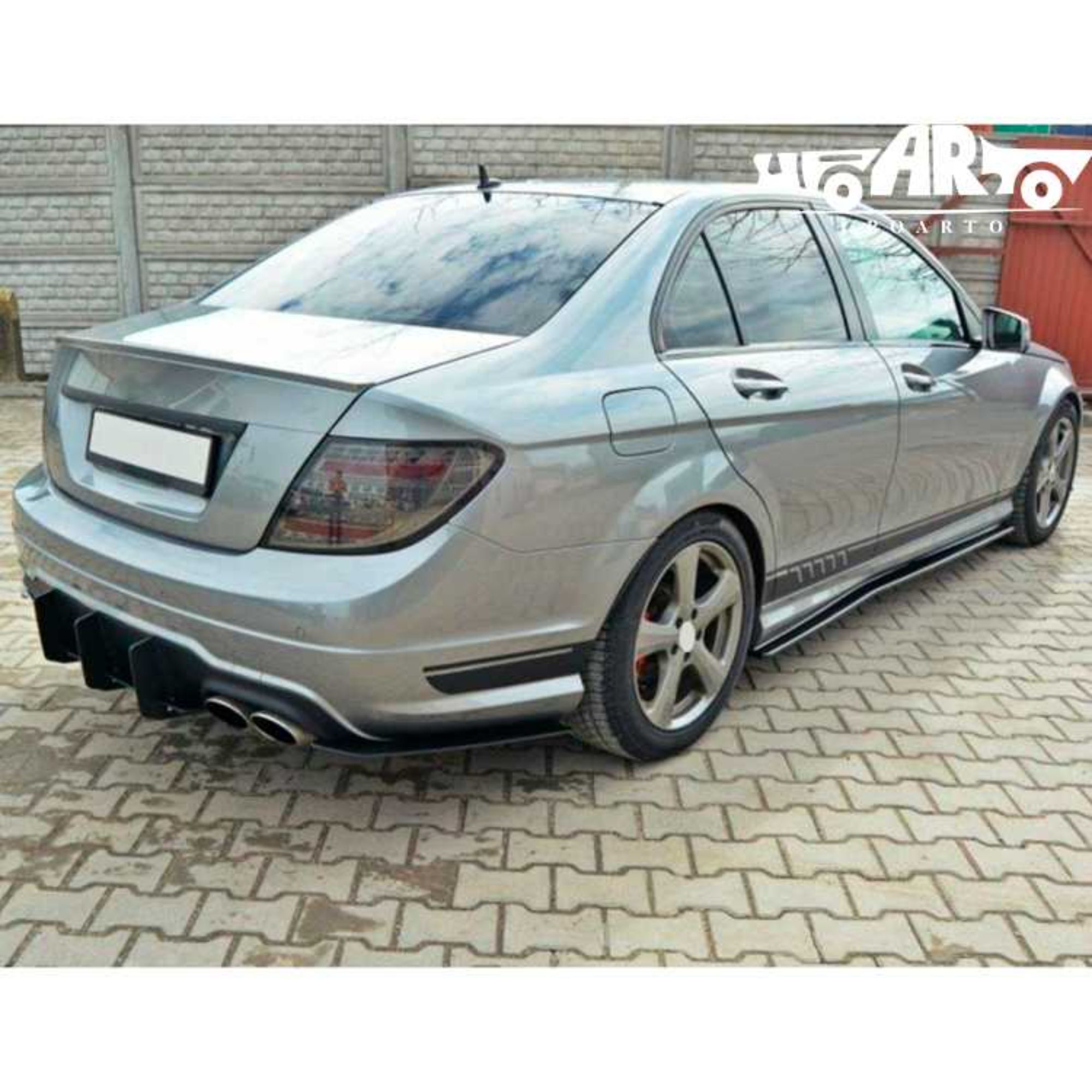 AR-Benz-066 Задний диффузор для Mercedes-Benz C-Class W204 2007-2013