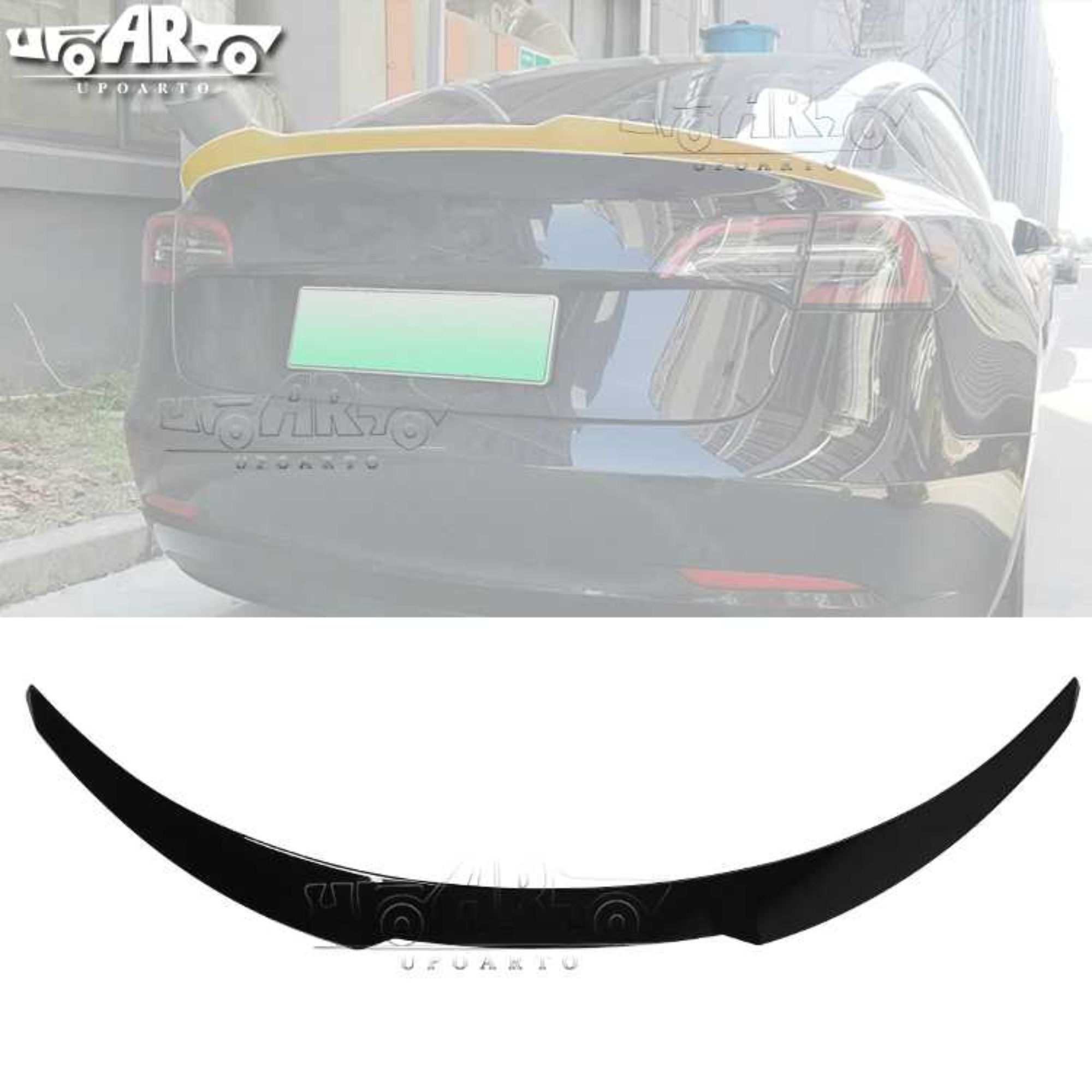 AR-Tesla-013 AERO M4 Style Rear Spoiler for Tesla Model 3 2017-2022