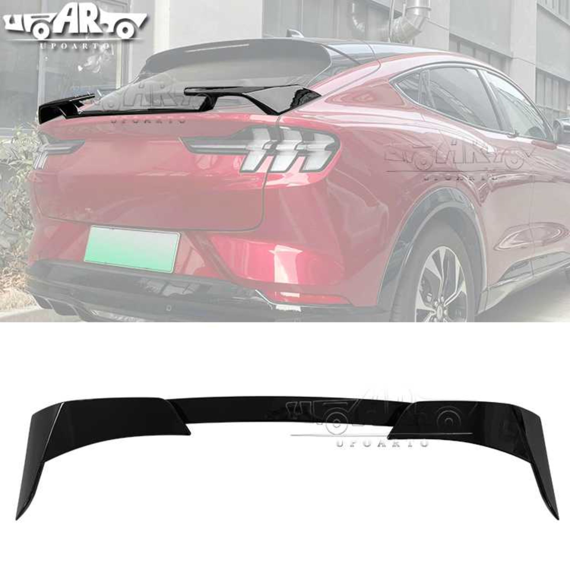 AR-Mustang-012 Sport Style Mid Spoiler for Ford Mustang Mach-E 2021+