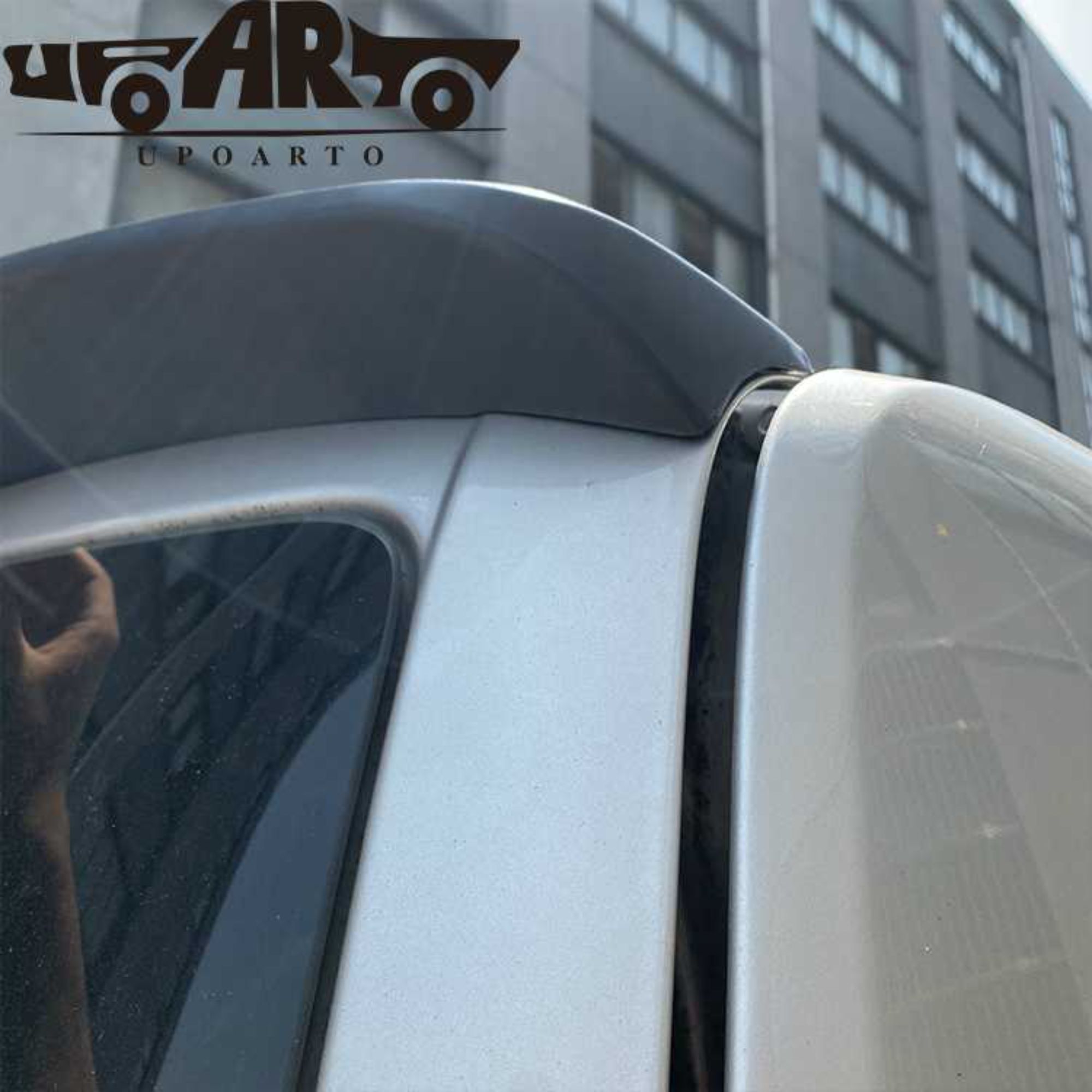 AR-Ford-008 Barn Door Tailgate Rear Spoiler for Ford Transit Custom 2012+