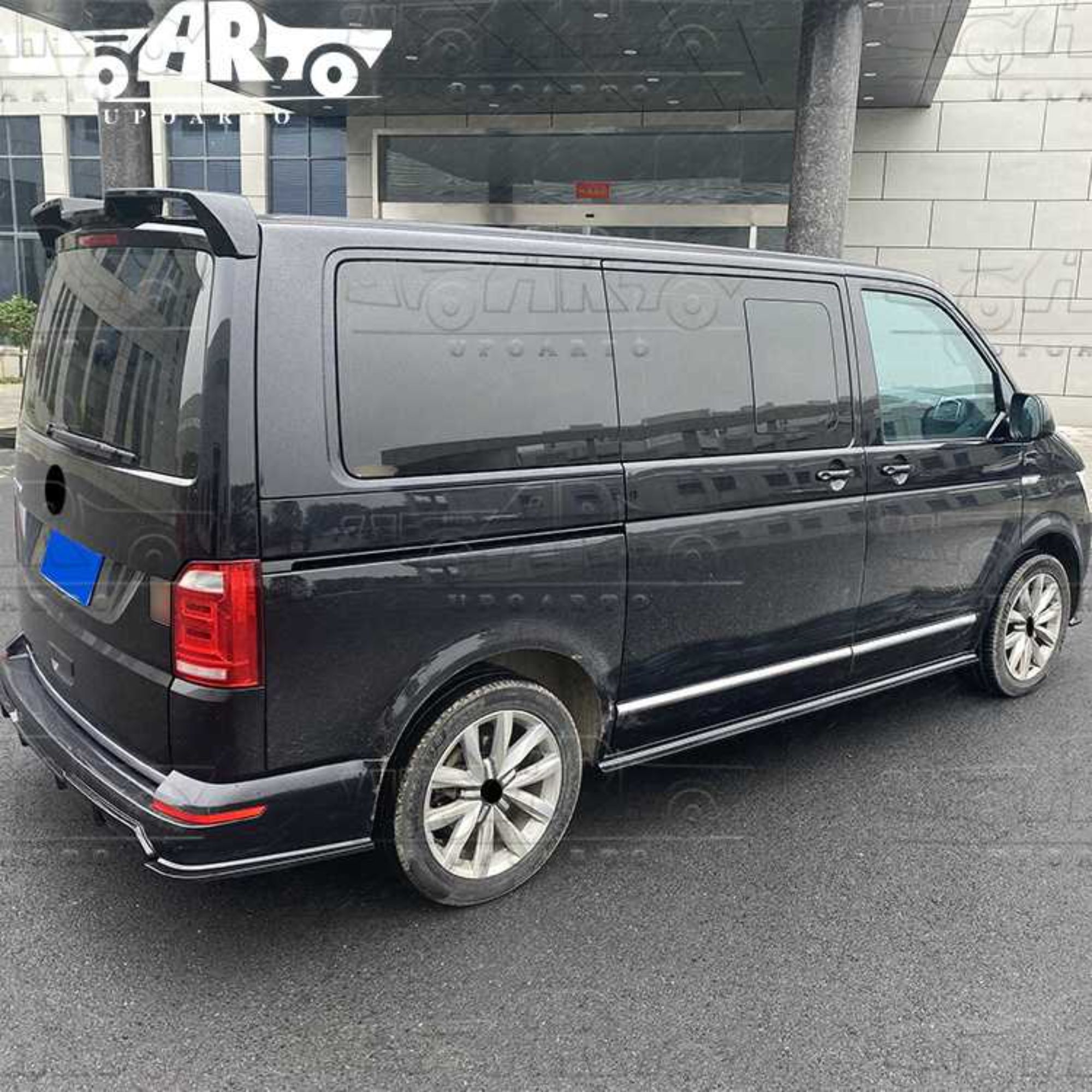 AR-VW-0187 Volkswagen Transporter T6 үчүн төрт бөлүктүү жаңгак споллер 2015+