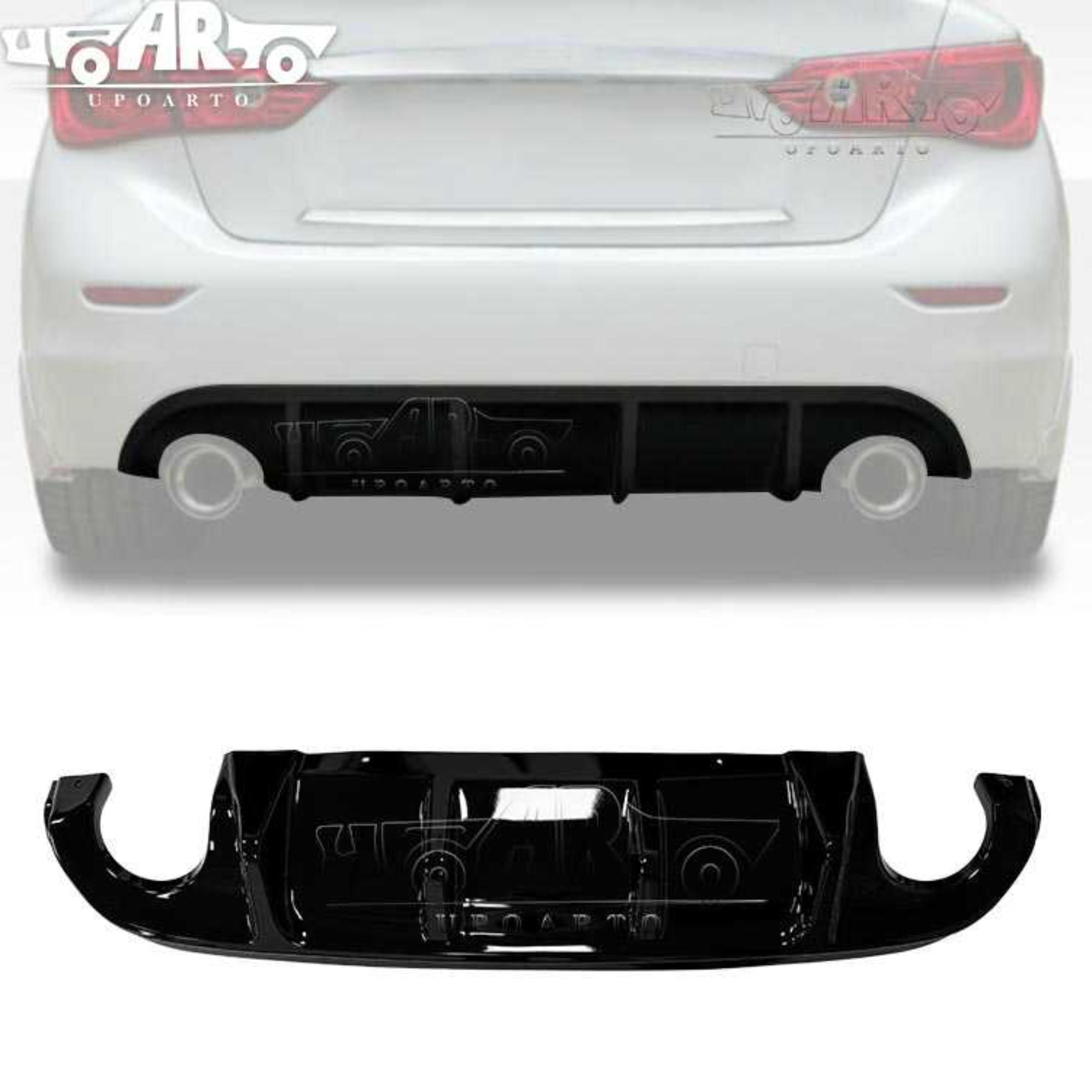 AR-Infiniti-010 Rear Diffuser Lip for Infiniti Q50 2014-2017