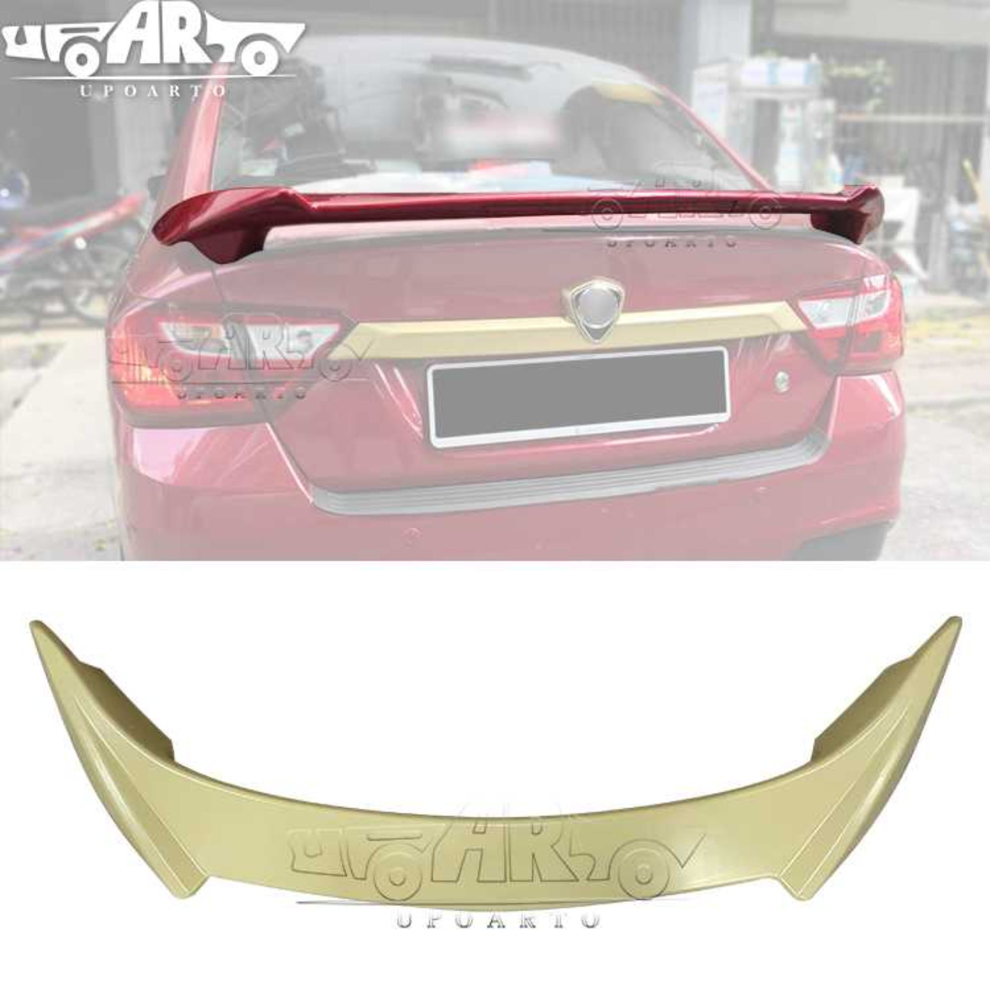 AR-Proton-006 مفسر خلفي بنمط TRD V3 لسيارة بروتون ساجا VVT 2016-2019