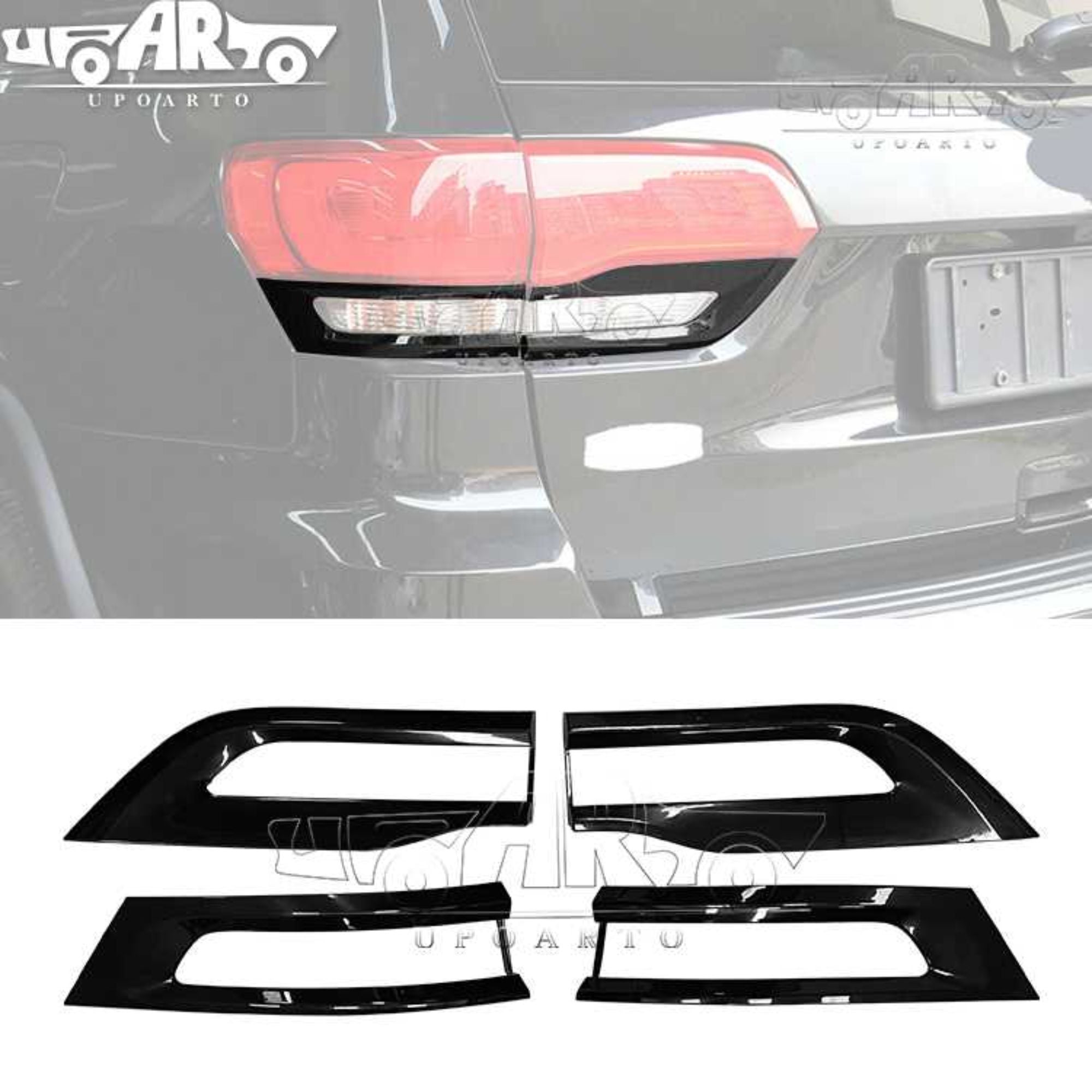 AR-JEEP-005 إطار مصباح مؤخرة خلفي لسيارة Jeep Grand Cherokee WK2 2014-2021
