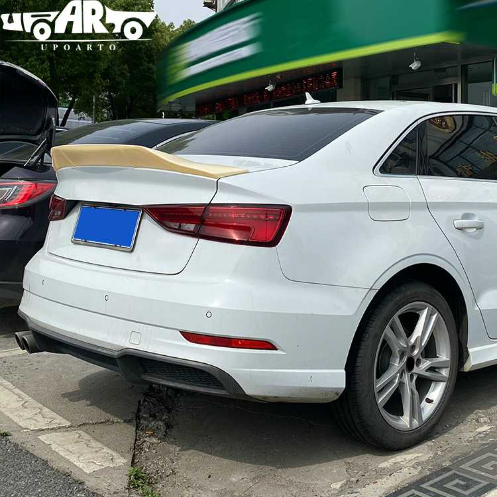 AR-AUDI-039 R Style Rear Spoiler for Audi A3 8V Sedan 2014-2020