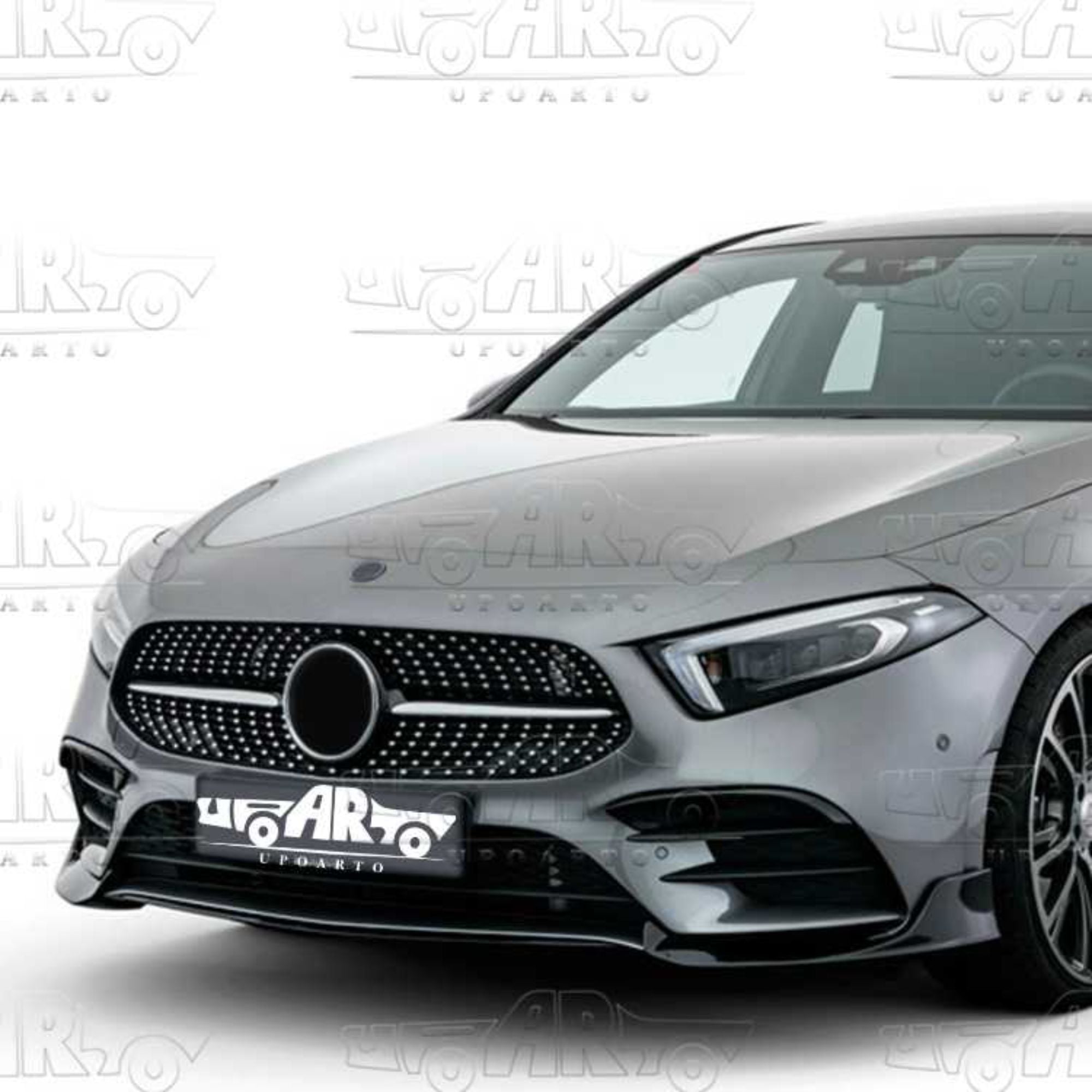 AR-Benz-083 زاوية أمامية بنمط برابوس لمرسيدس بنز A كلاس W177 هاتشباك 2019+