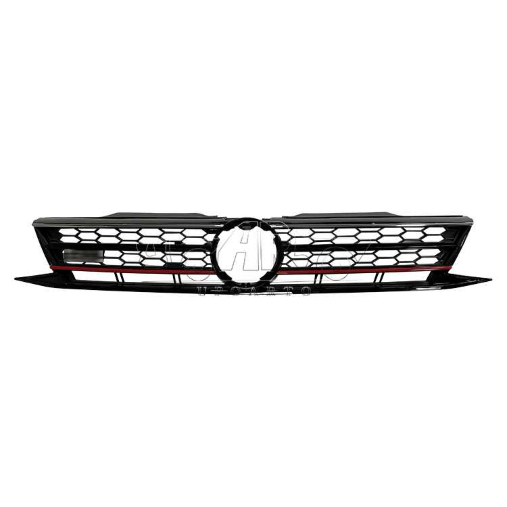 AR-VW-0197 GLI Style Front Grille for Volkswagen Jetta 6 Sagitar 2015-2018