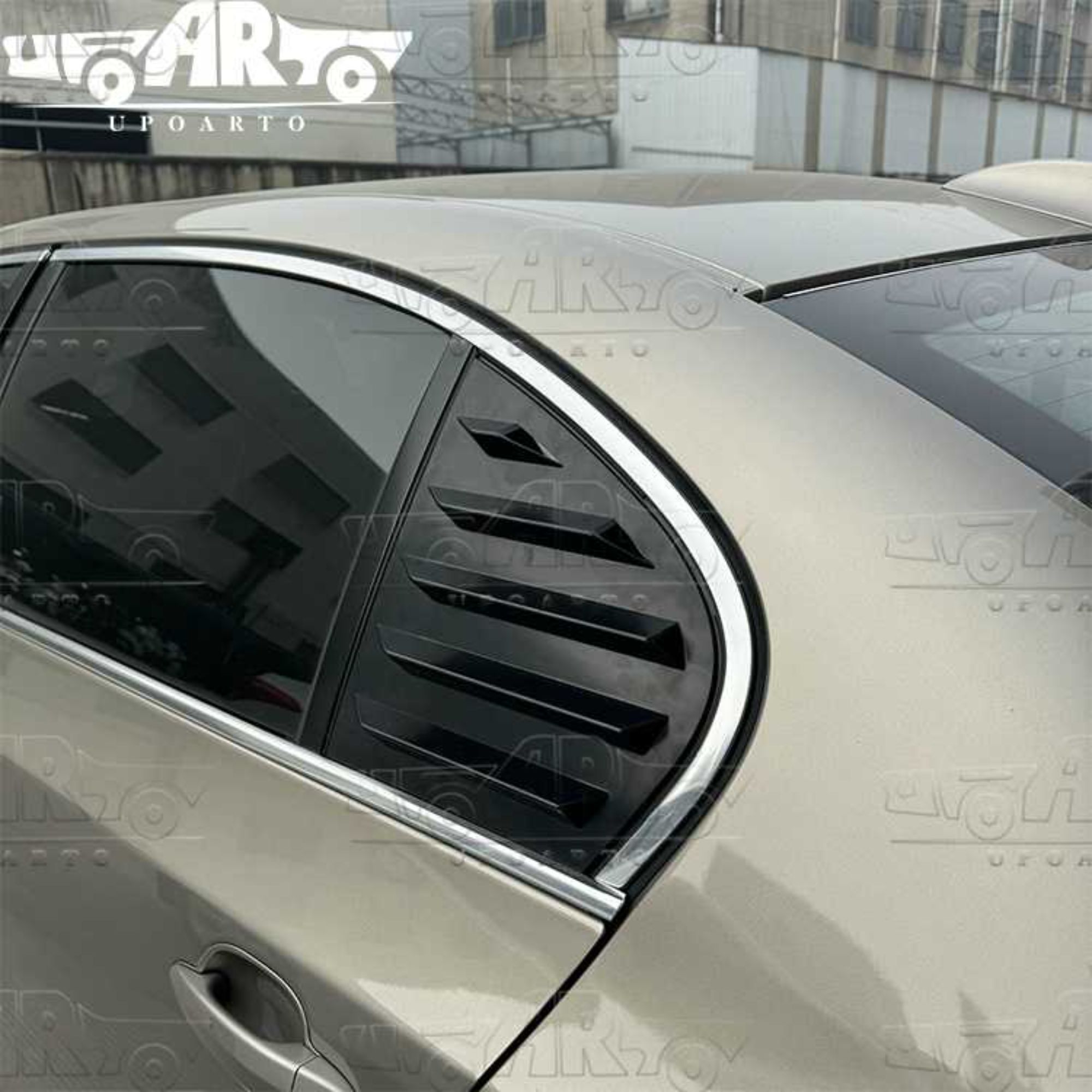 AR-BMW-0137 ขอบกระจกหลังแบบ Louver สำหรับ BMW 5 Series E60 2004-2010