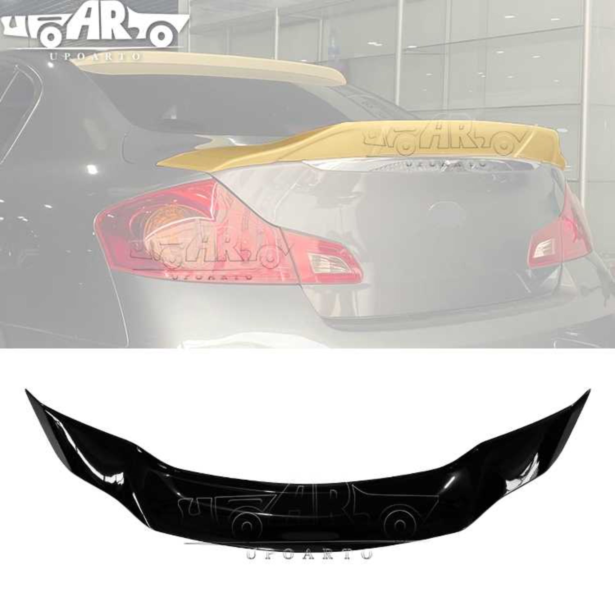AR-Infiniti-006 مفسر خلفي بنمط R لسيارات إنفينيتي G37 G25 السيدان 2007-2015