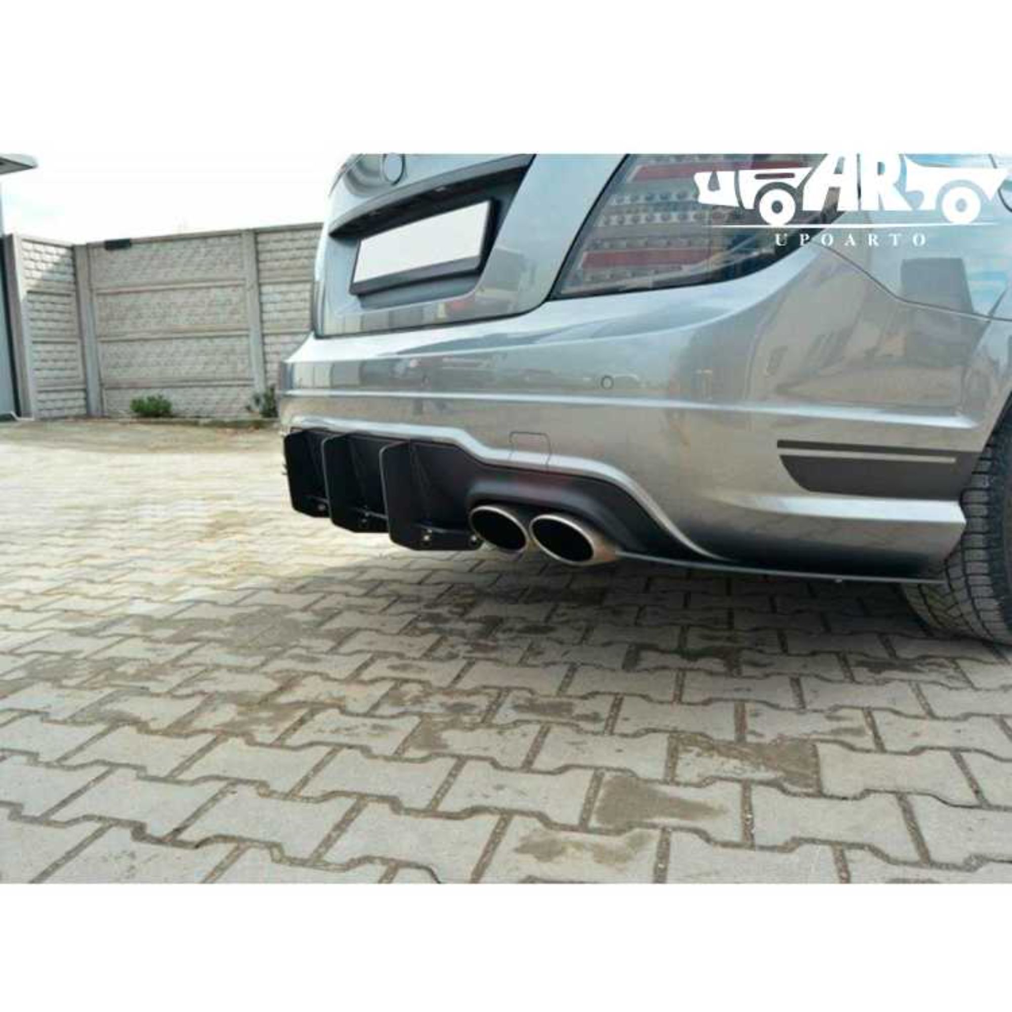 AR-Benz-066 Задний диффузор для Mercedes-Benz C-Class W204 2007-2013