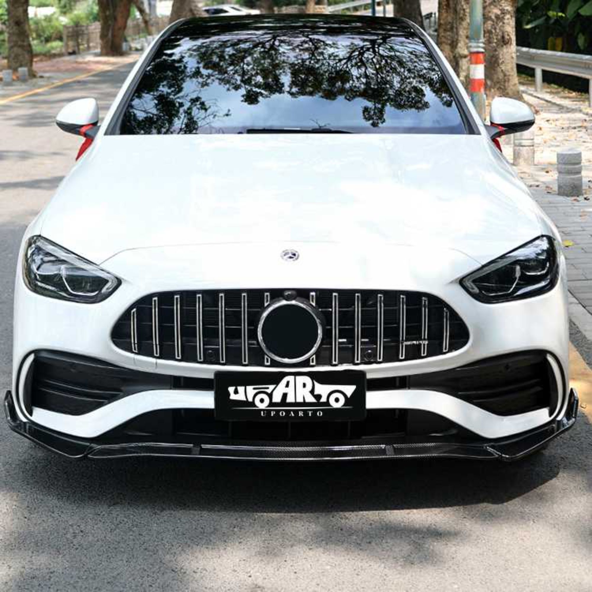 AR-Benz-065 Brabus Style Front Lip for Mercedes-Benz C-Class W206 2022+