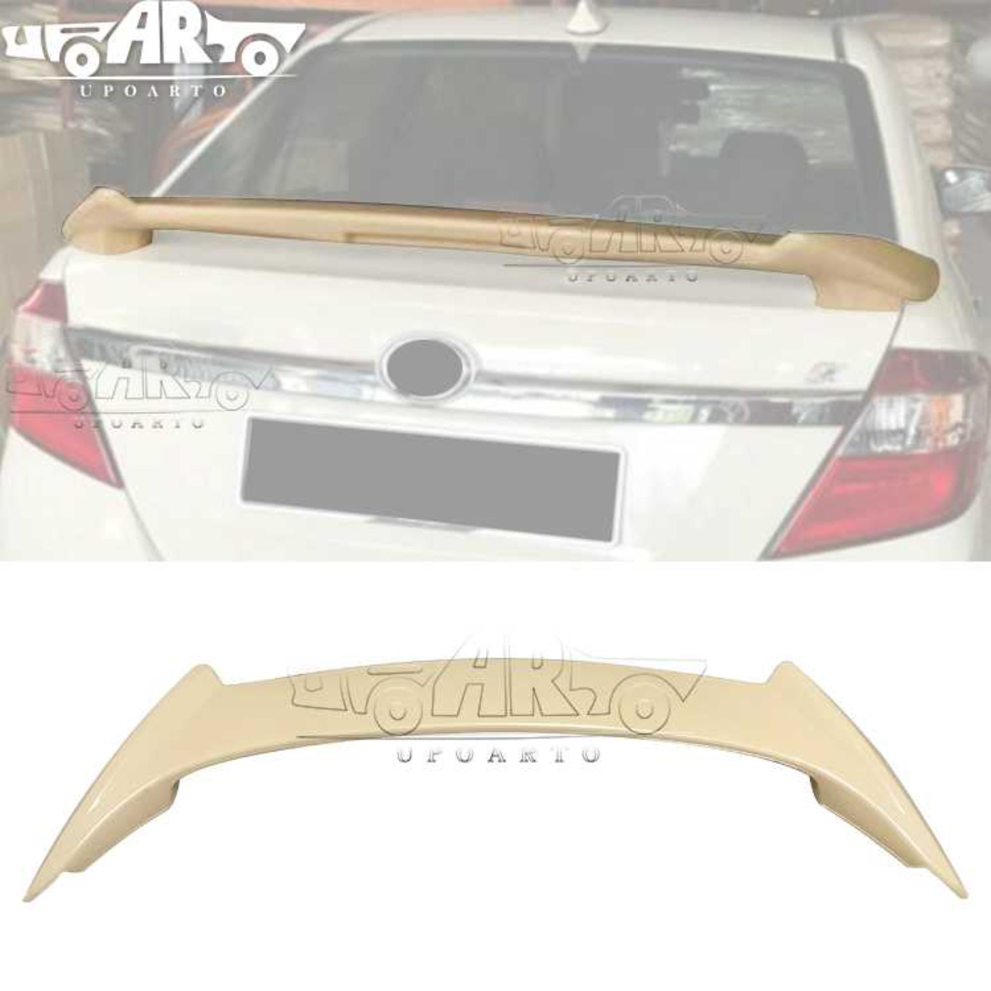 AR-Perodua-010 مفسر خلفي بأسلوب TRD V3 لـ Perodua Bezza 2016-2019