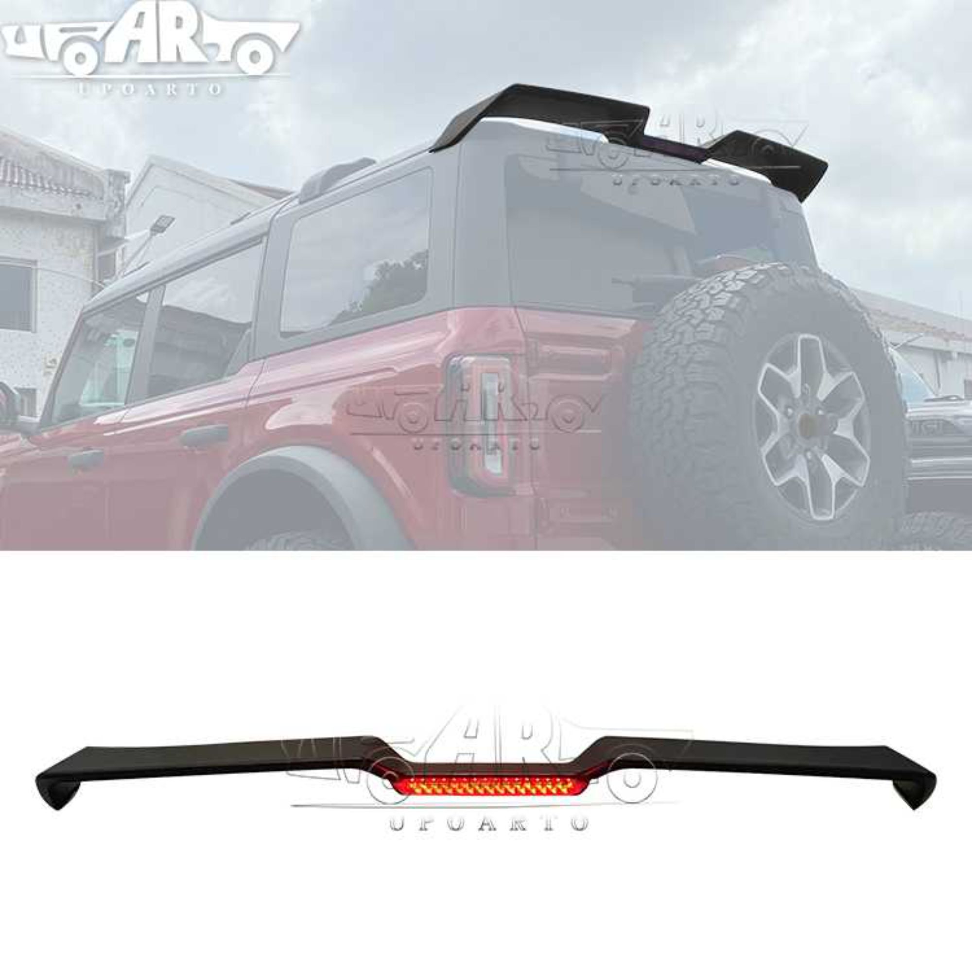 AR-Ford-017 Con luces, spoiler trasero para Ford Bronco 2021+